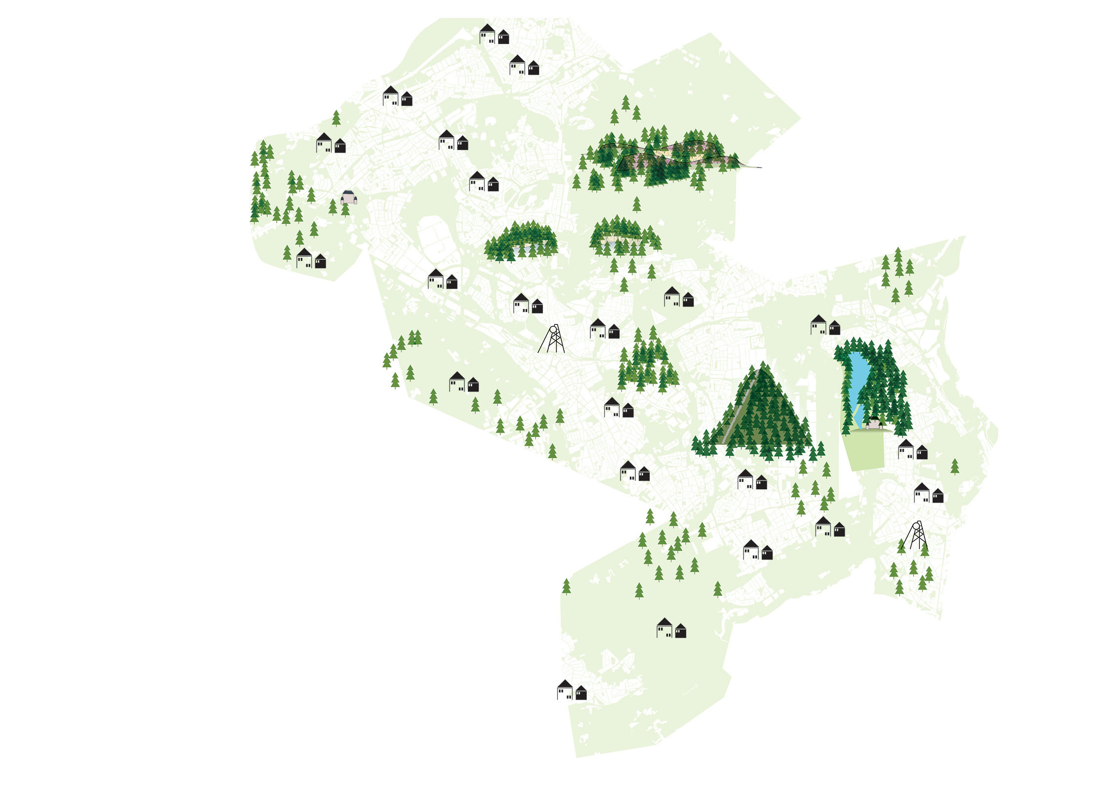 Parkstadroute is based on historic connections of the villages and cities (2015)