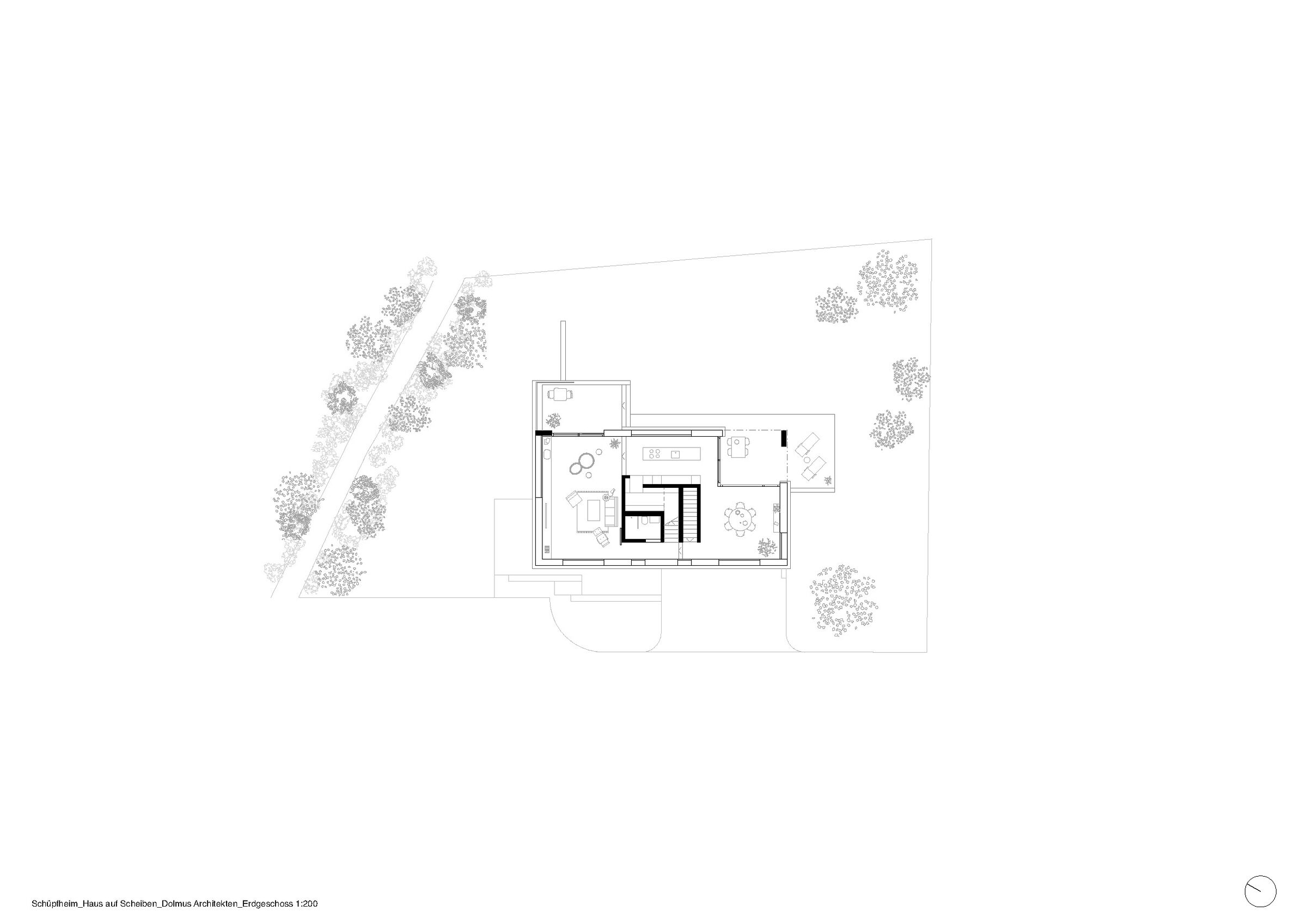 Schuepfheim Haus auf Scheiben - Erdgeschoss