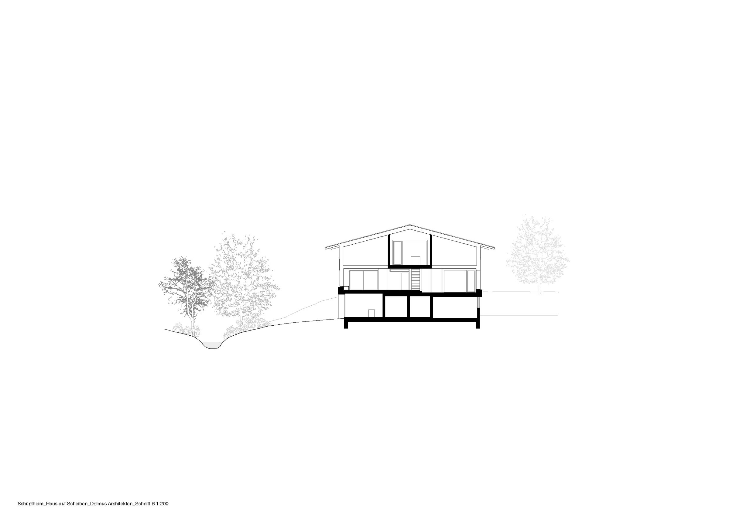 Schuepfheim Haus auf Scheiben - Section B