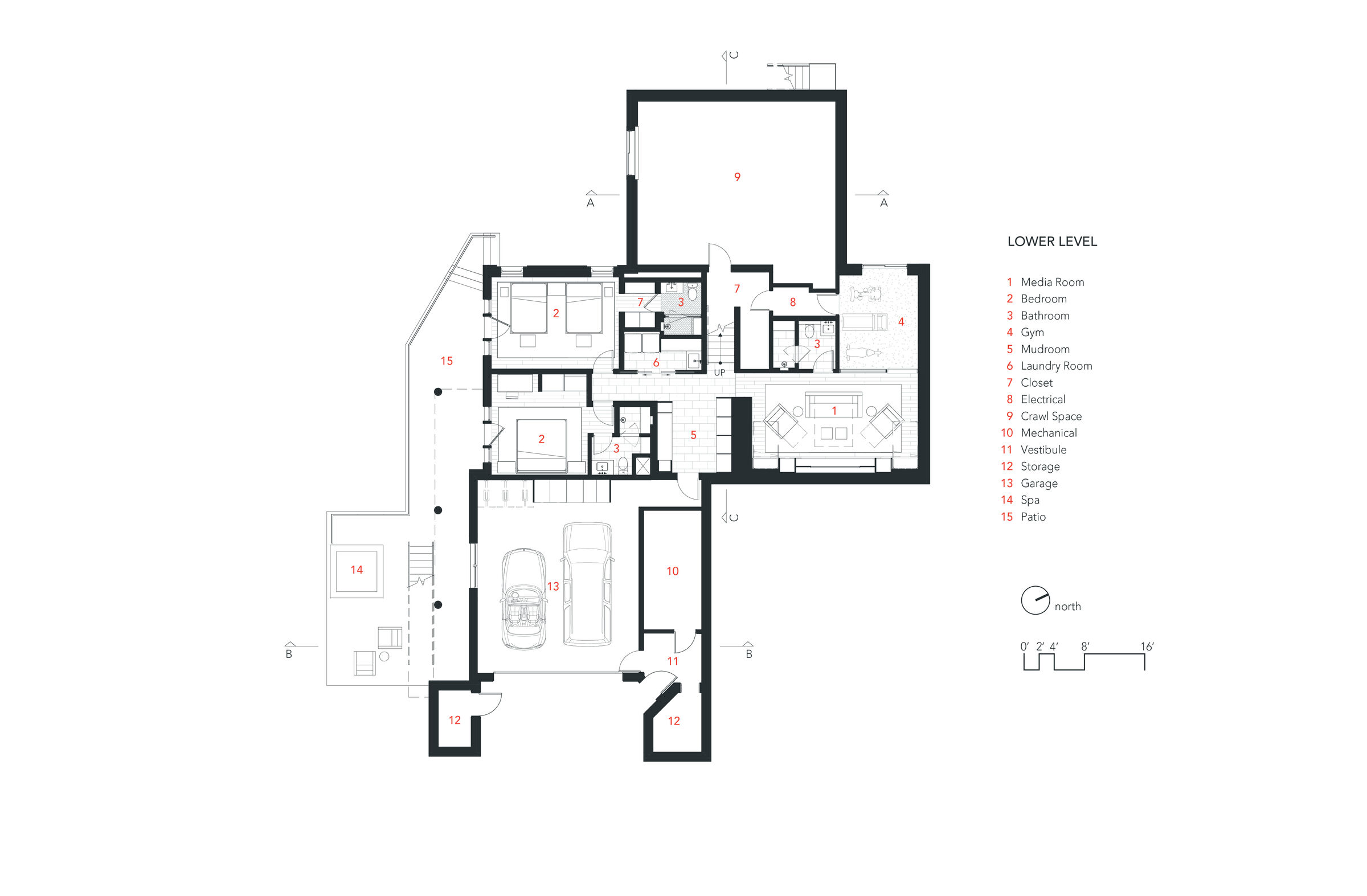 Lower Level Floorplan