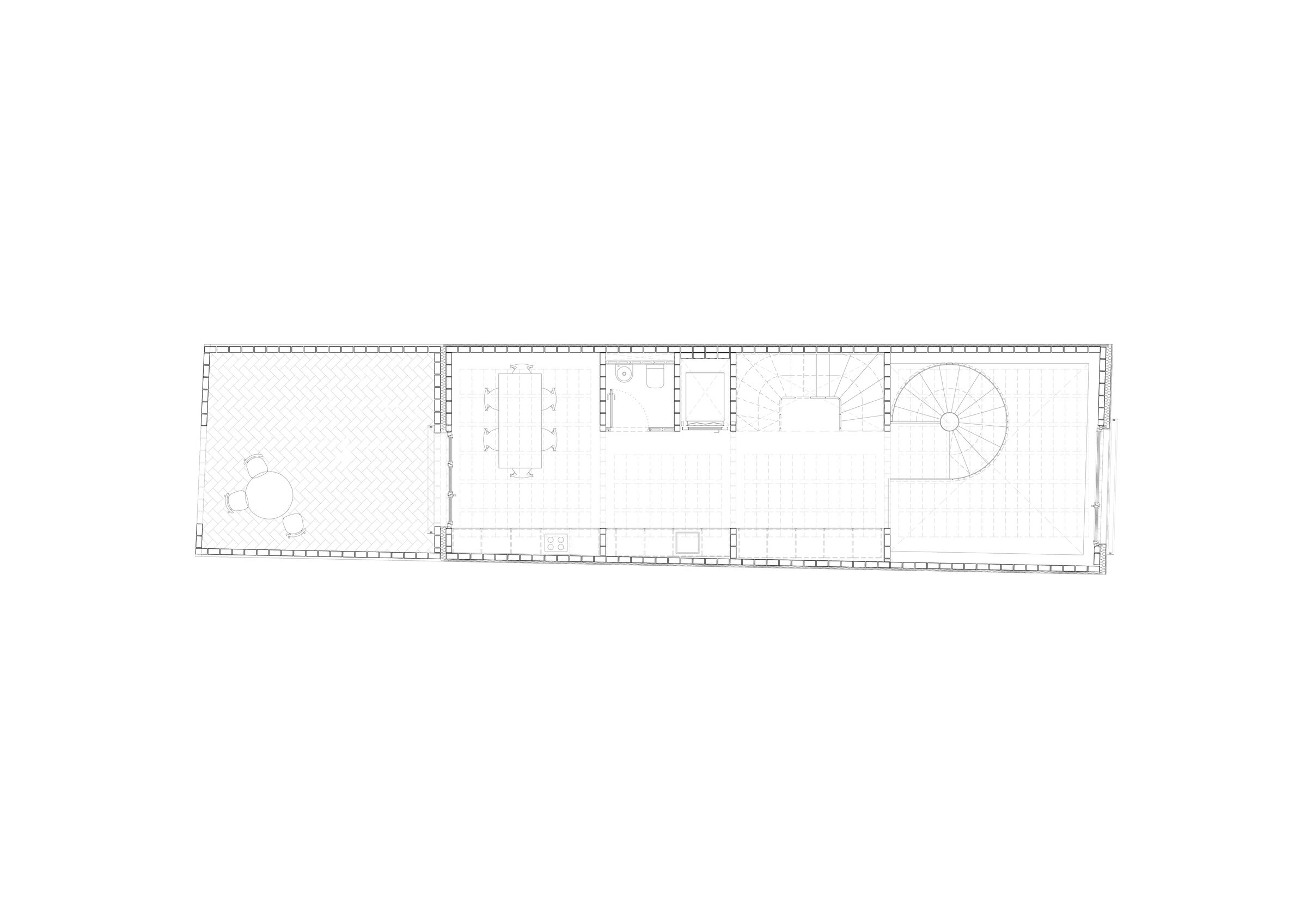 Second level floor plan
