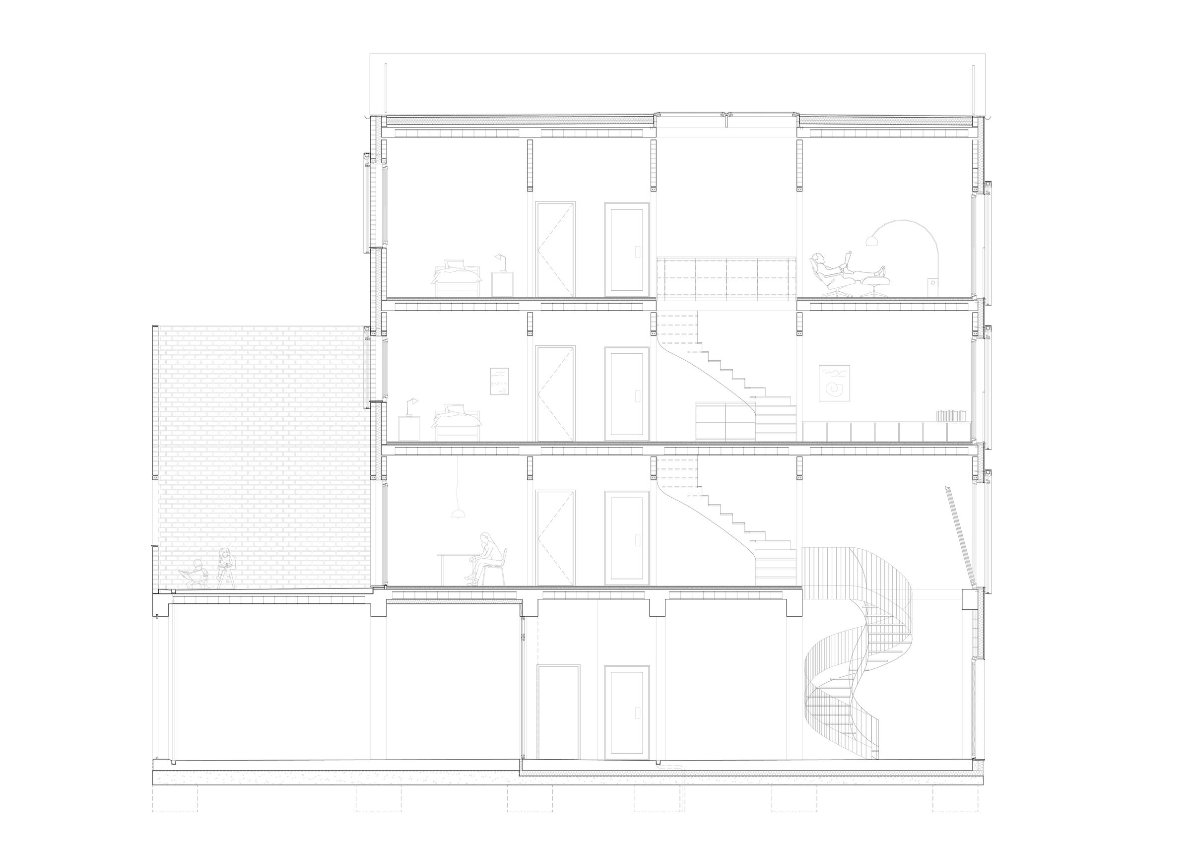 Longitudinal section