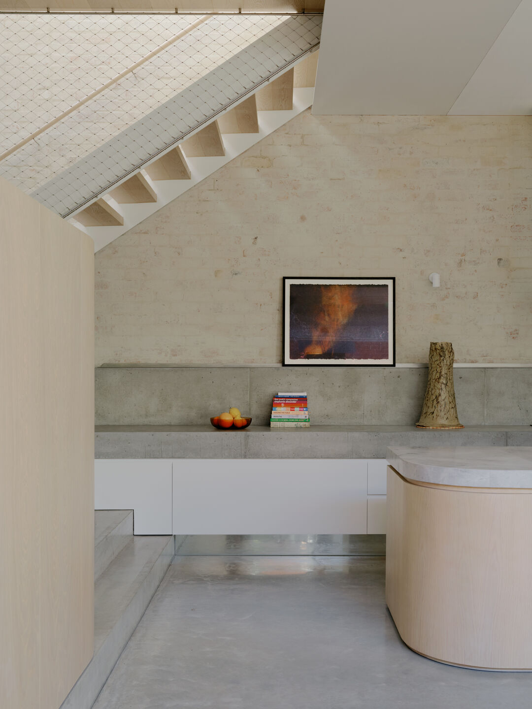 A detail of the kitchen.