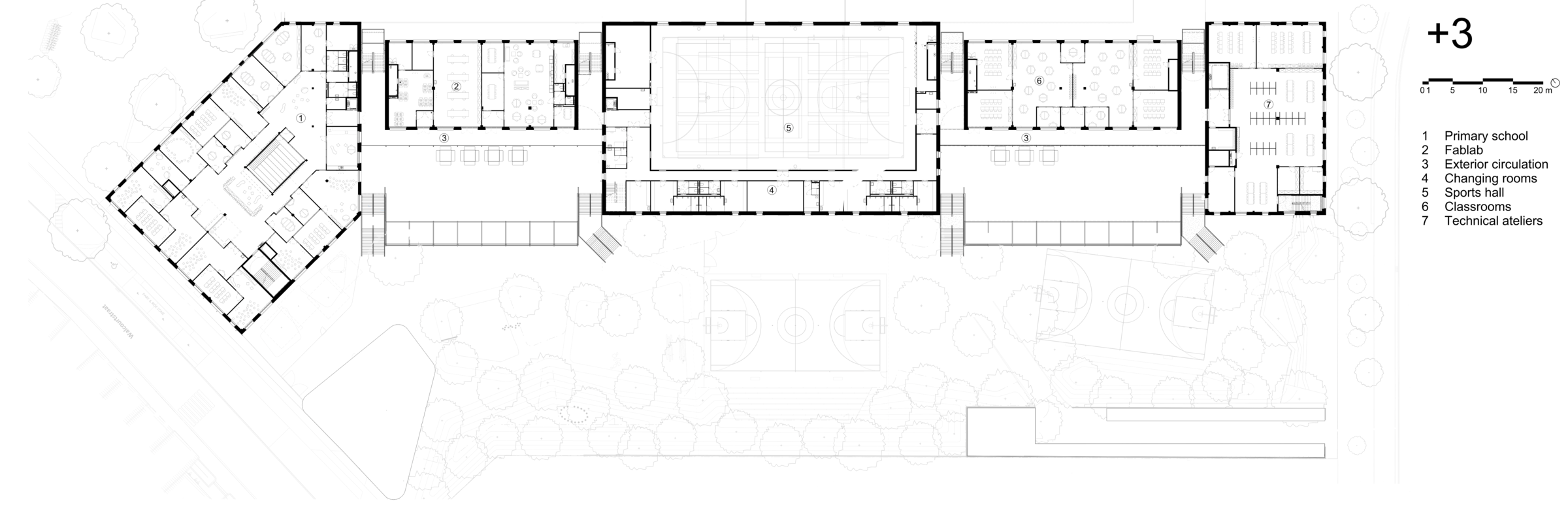 Floor plan +3