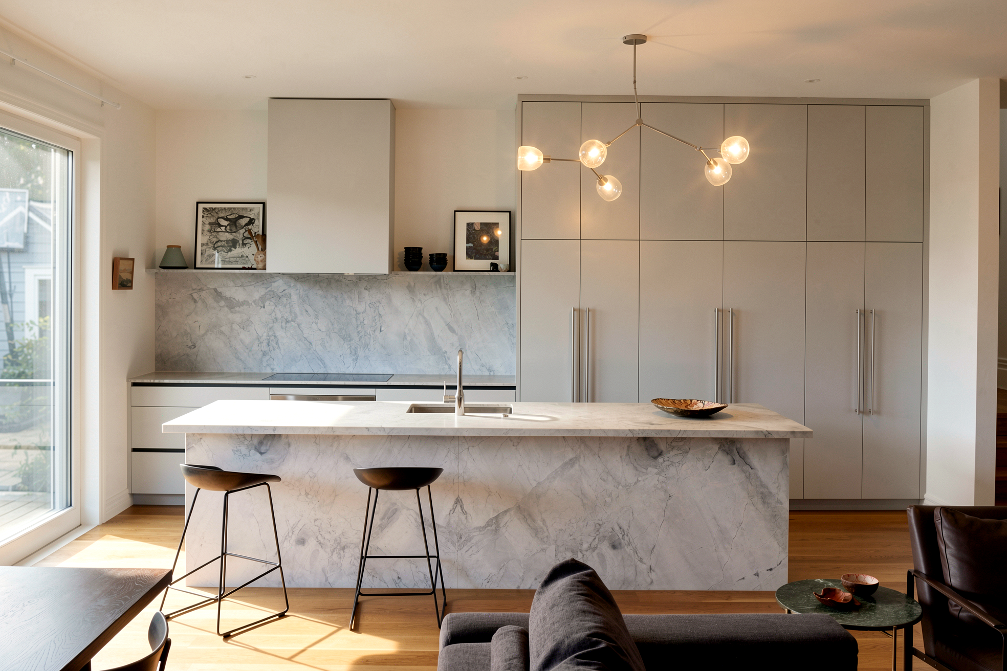 Modern kitchen in heritage home, Auckland New Zealand