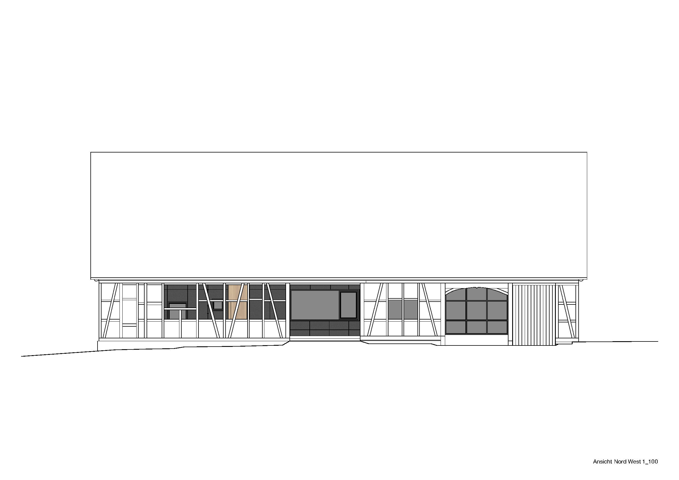 Barnloft Ansicht Süd-Ost