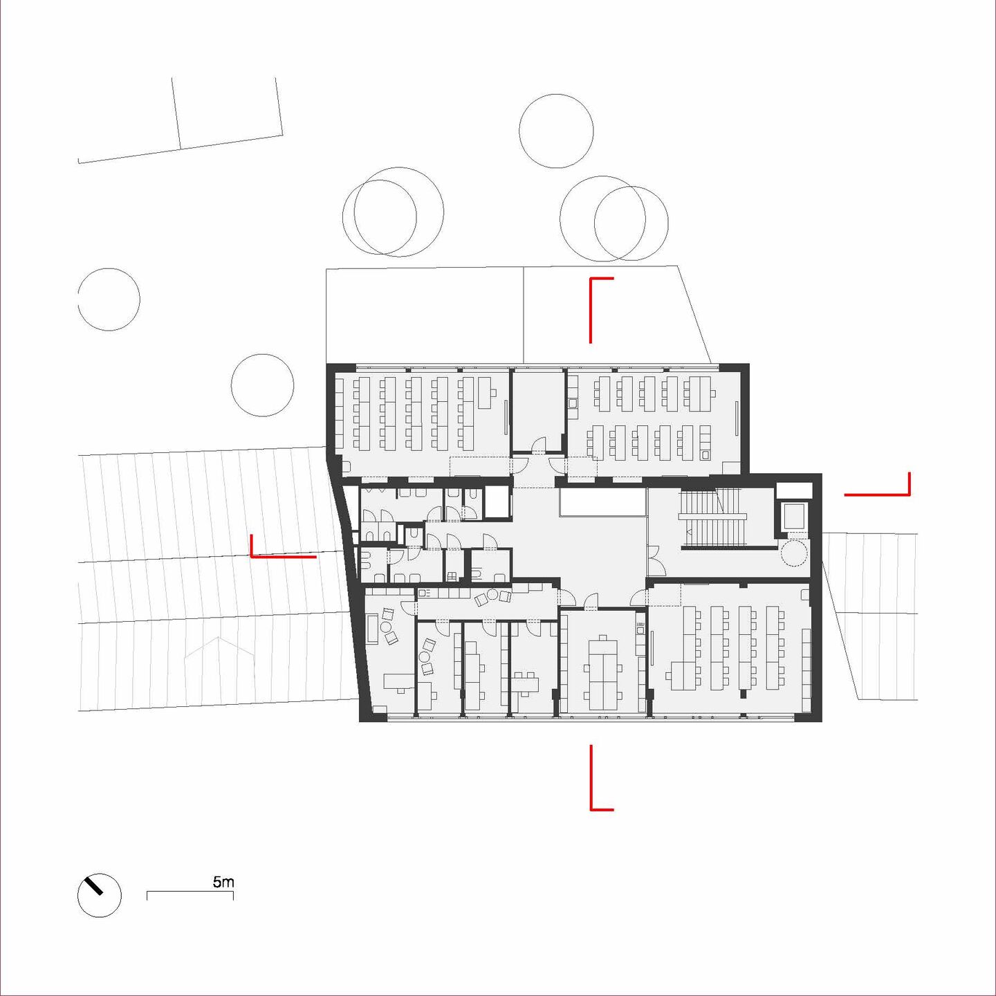 Second-floor plan