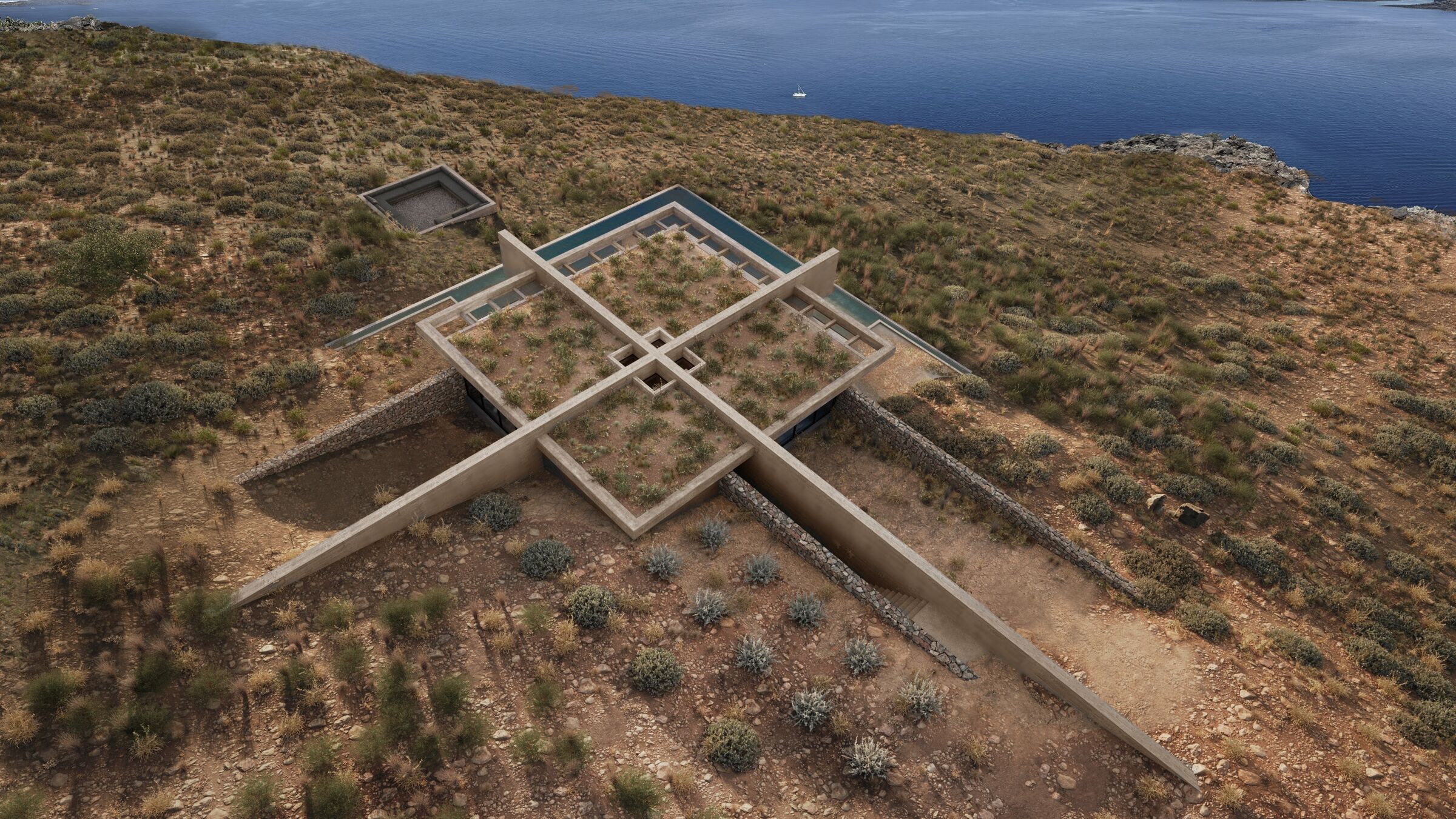 Embedded in the Terrain