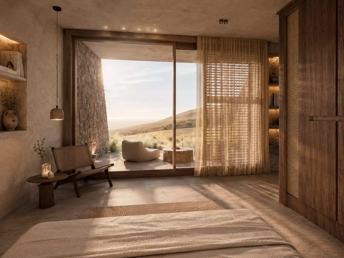 Material Warmth and Filtered Light