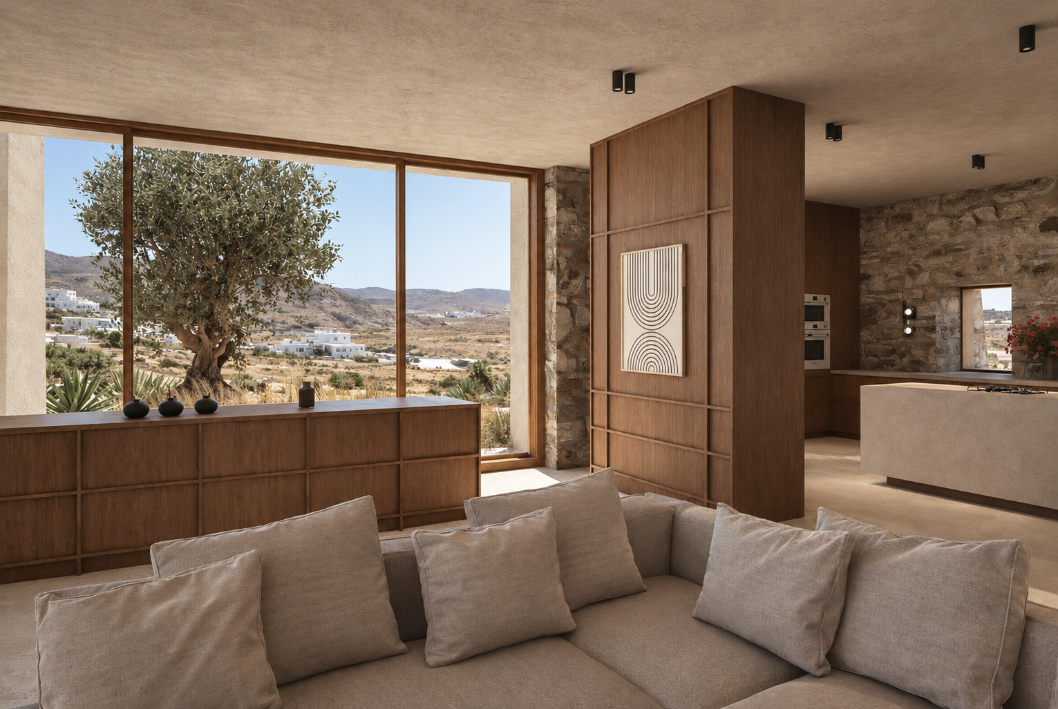Landscape Framed Through Architecture