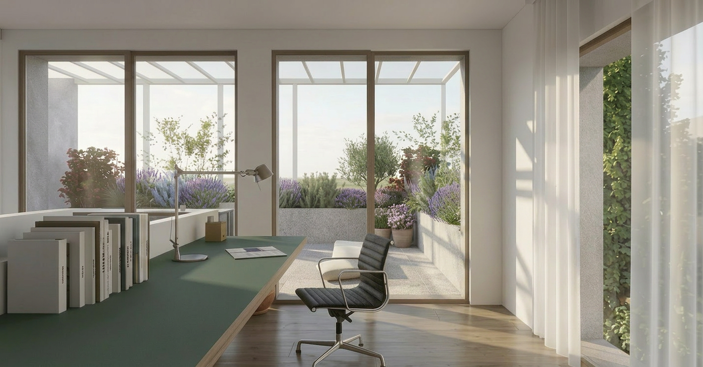 VIEW OF THE PRIVATE OFFICE