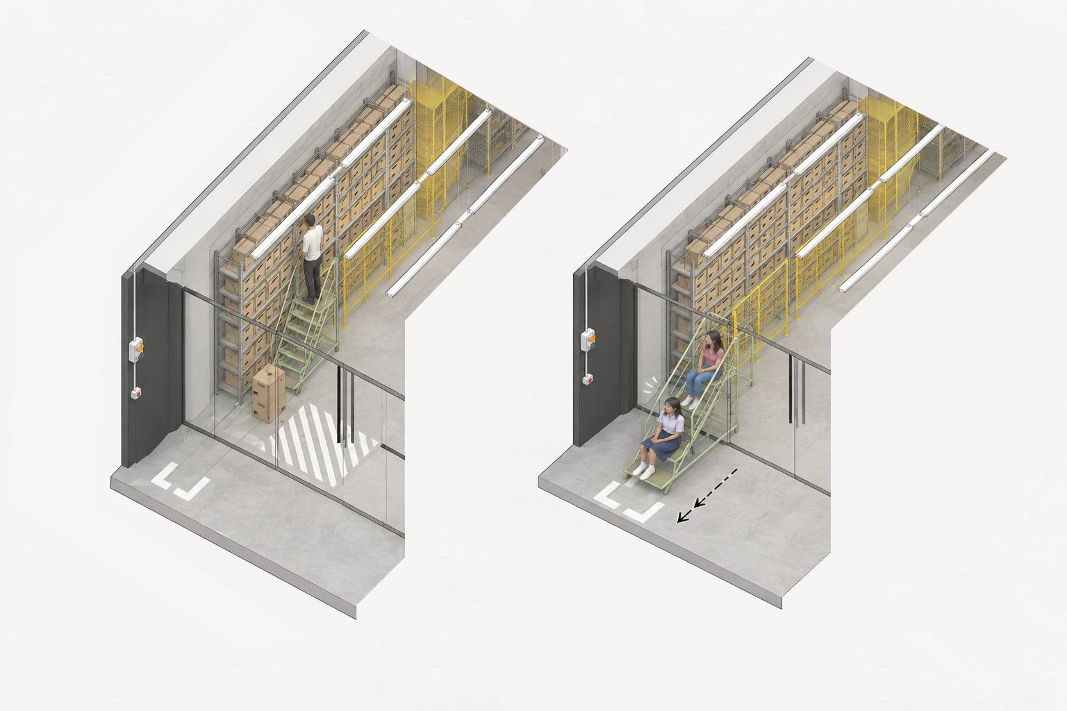 The F-Siam Stair. Slide it outside, then it belong to the public.