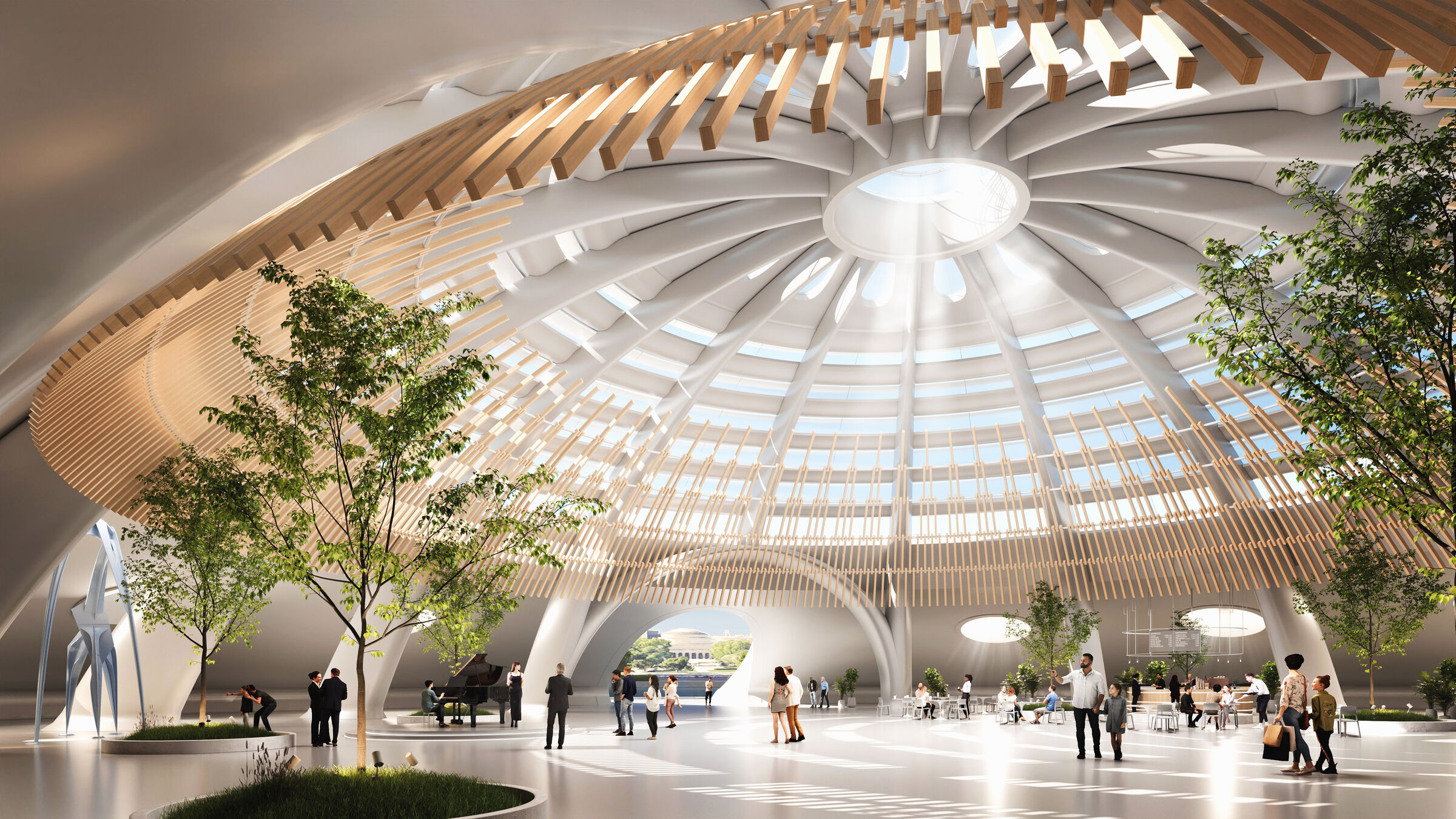 View inside the Public Dome