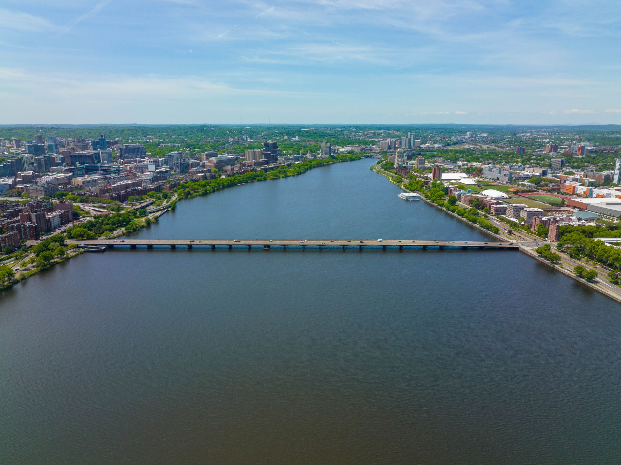 View of the Existing Harvard Bridge