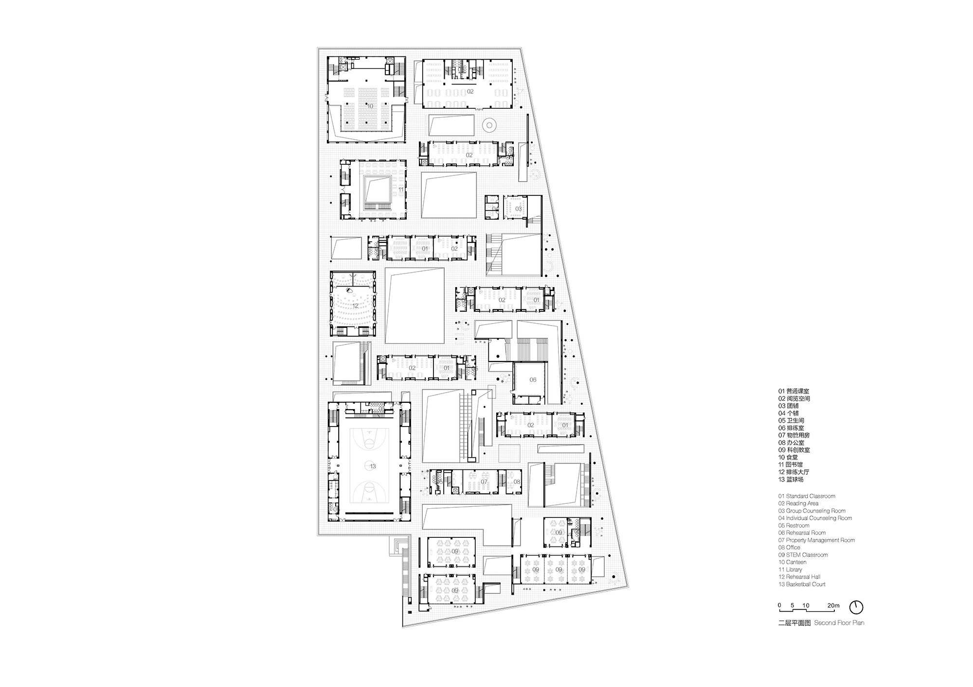 second floor plan
