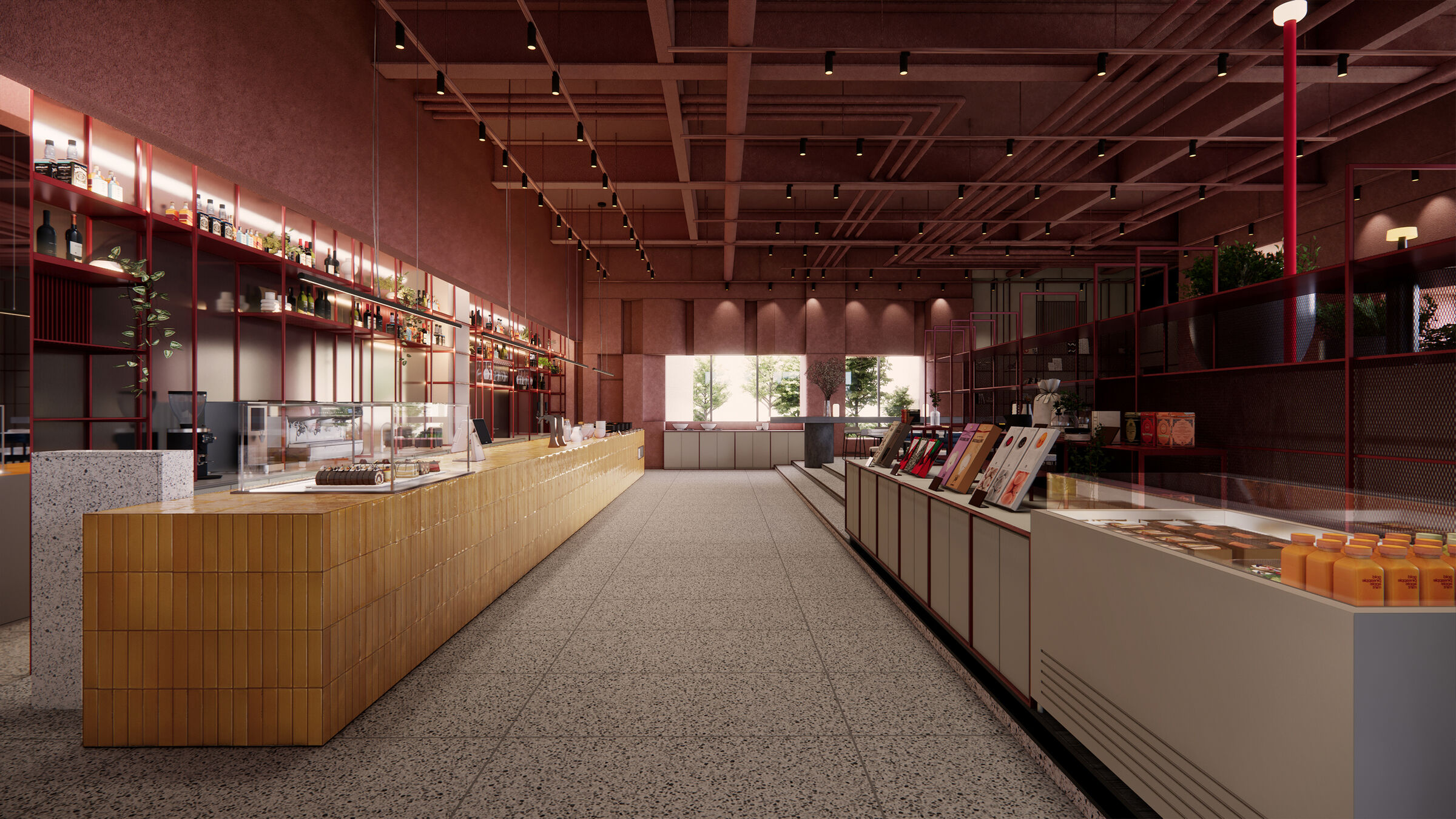 Rendering of Cafe