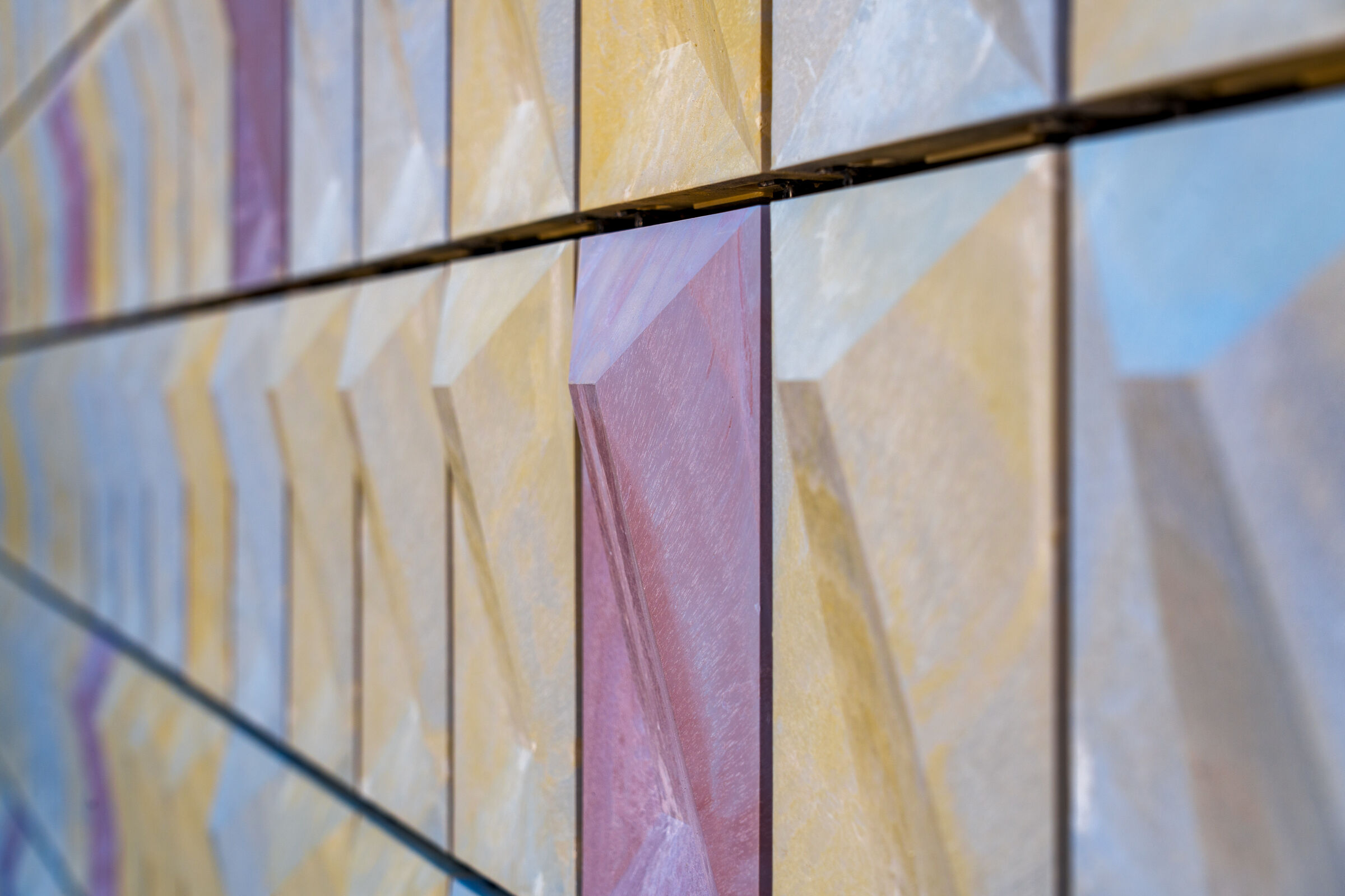 Close up Second High façade