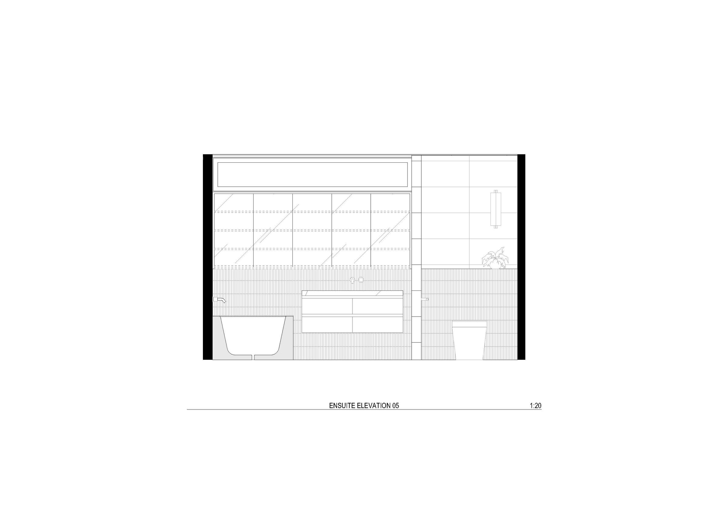 Ensuite Elevation
