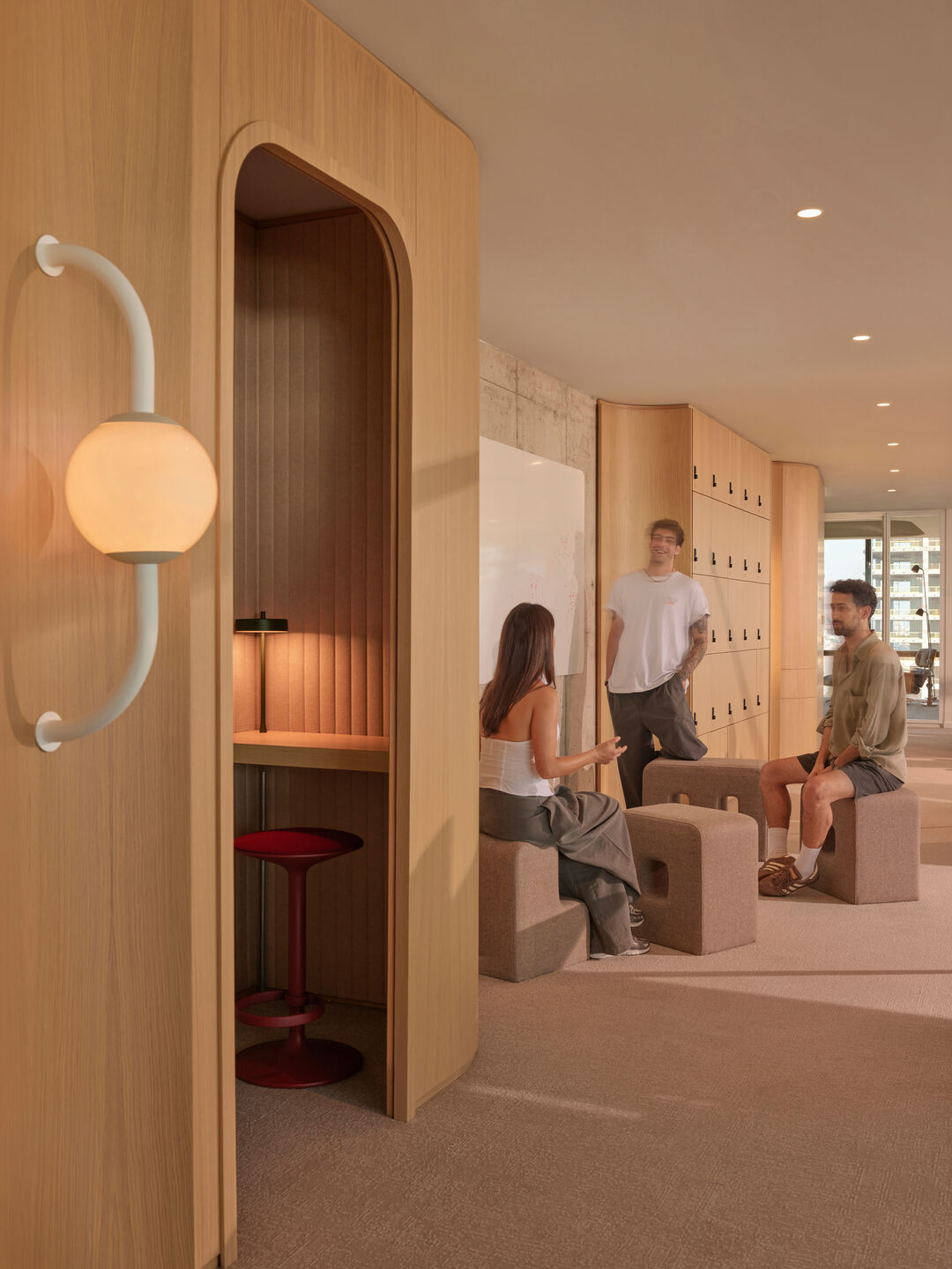 Open Meeting Area in Use