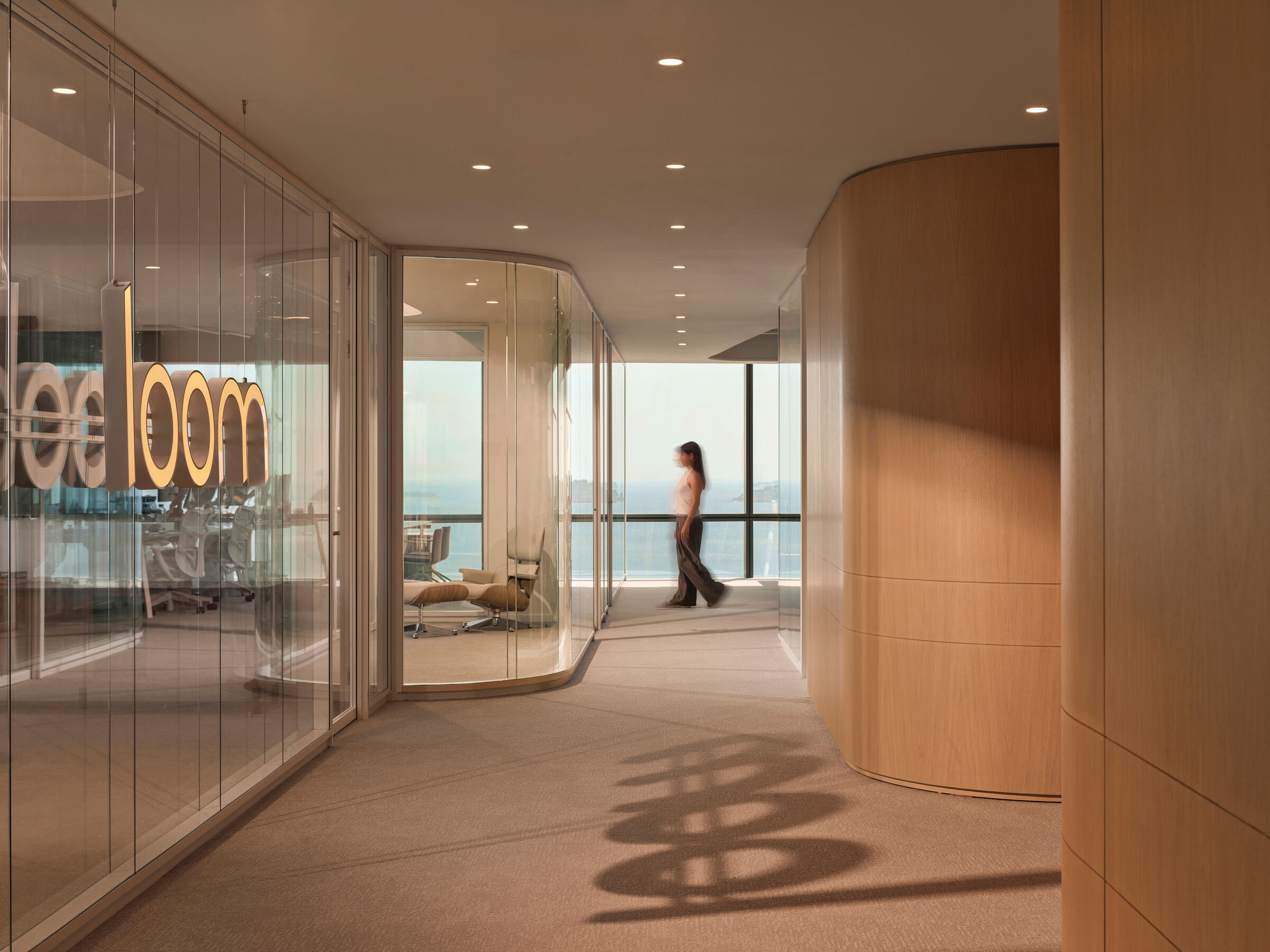 Corridor to Meeting and Executive Areas
