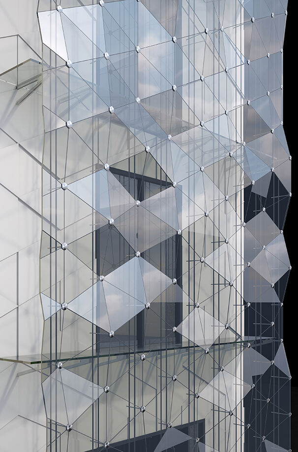 Section - Glass Facade
