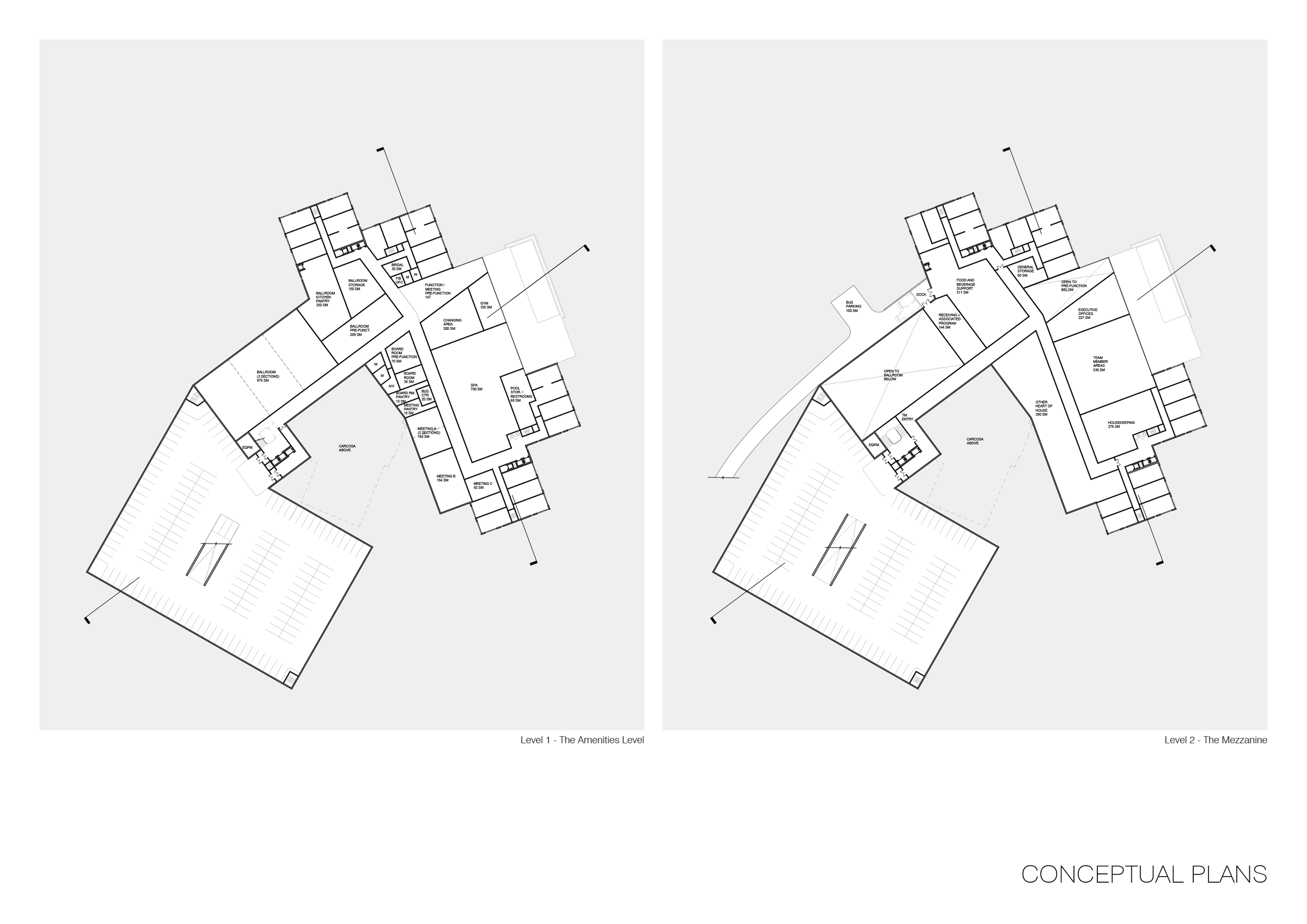 Conceptual Plans - Hotel