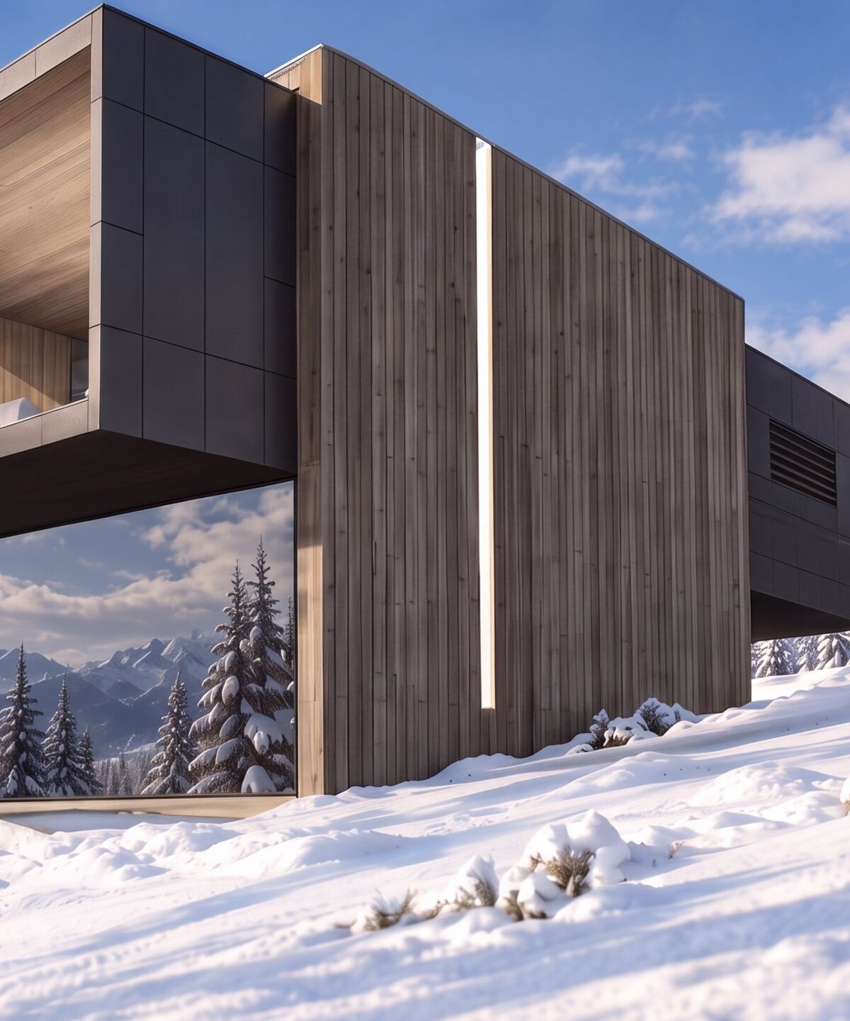TUNNEL MODULAR | WOOD CHALET