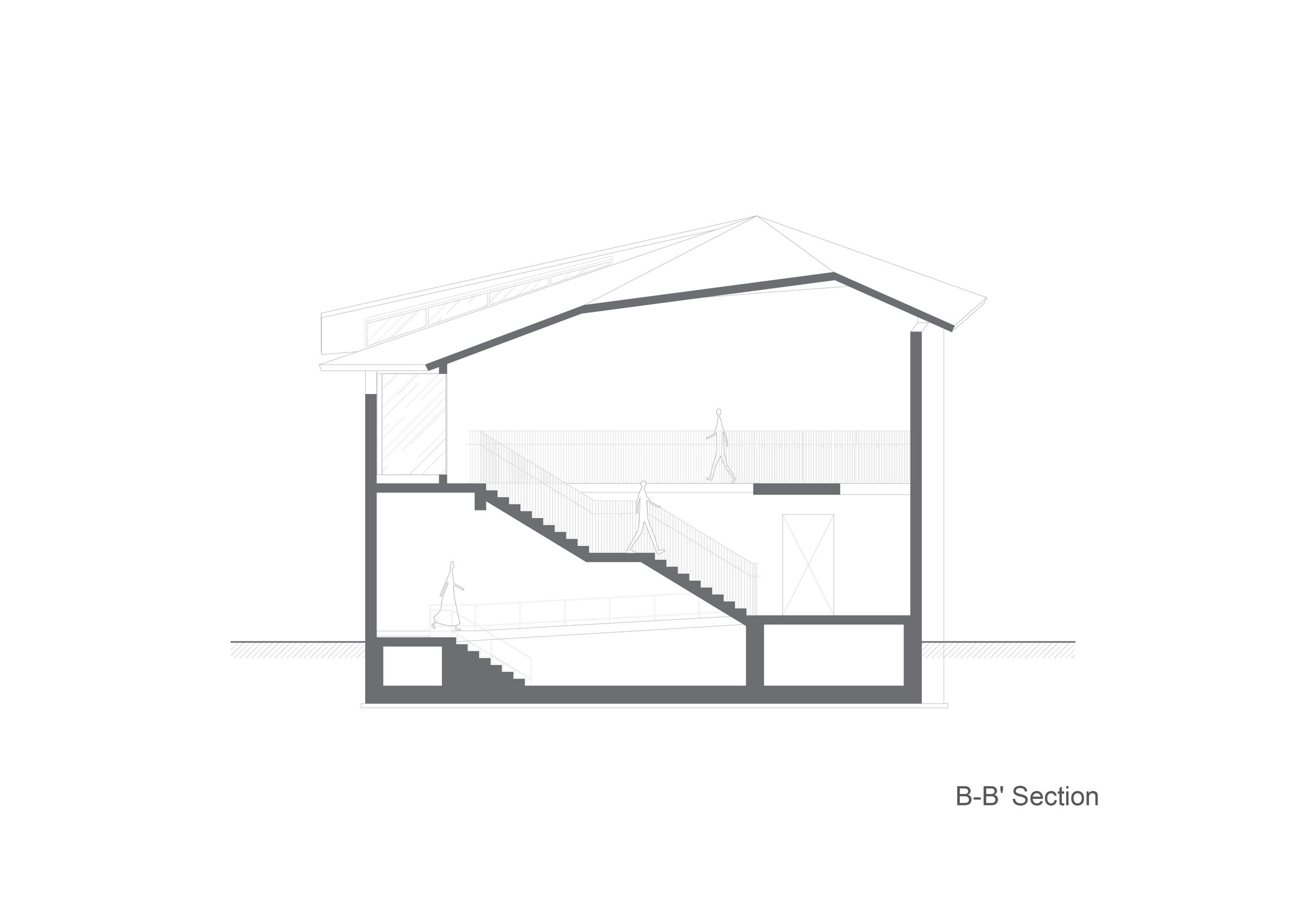 B-B' Section