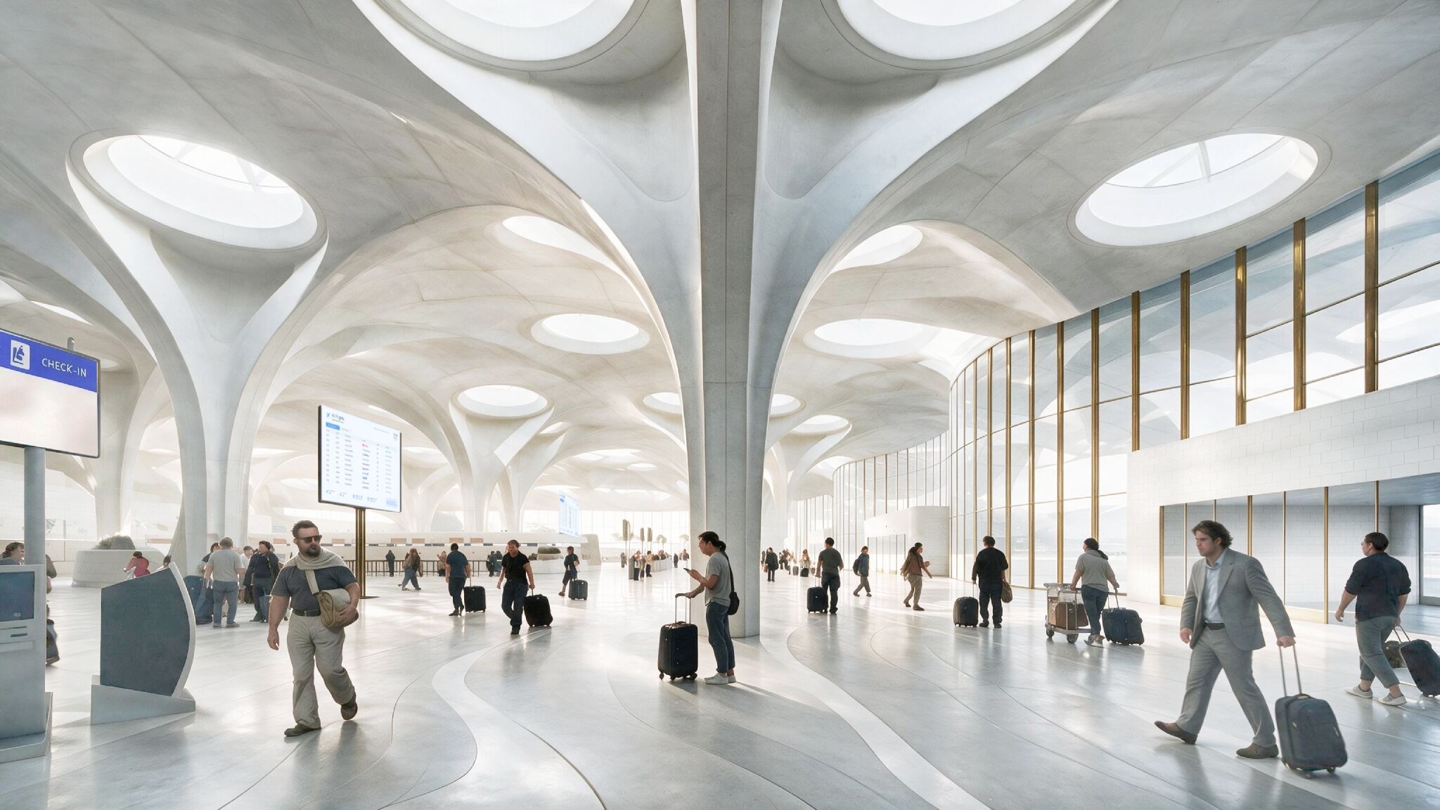 Departure Baggage Check-in Hall