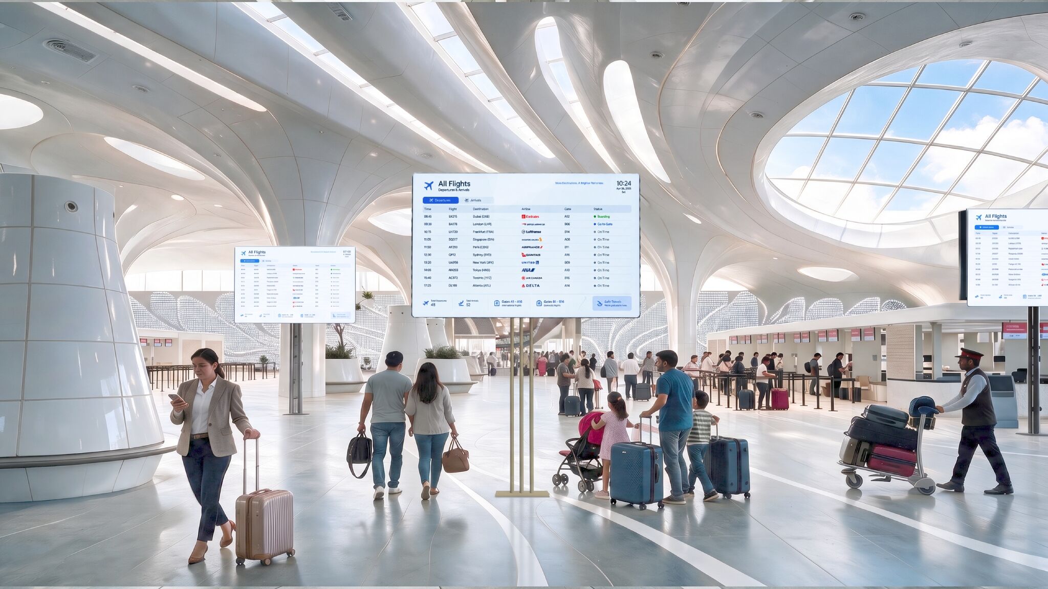 Departure Baggage Check-in Hall