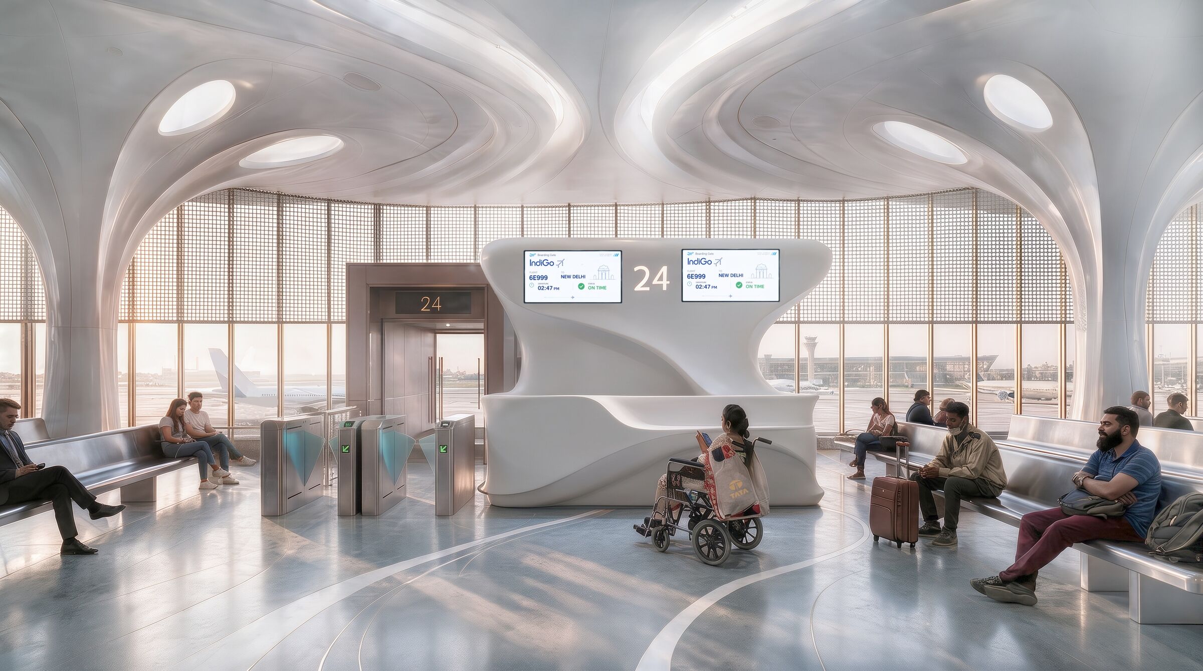 Typical Boarding Gate