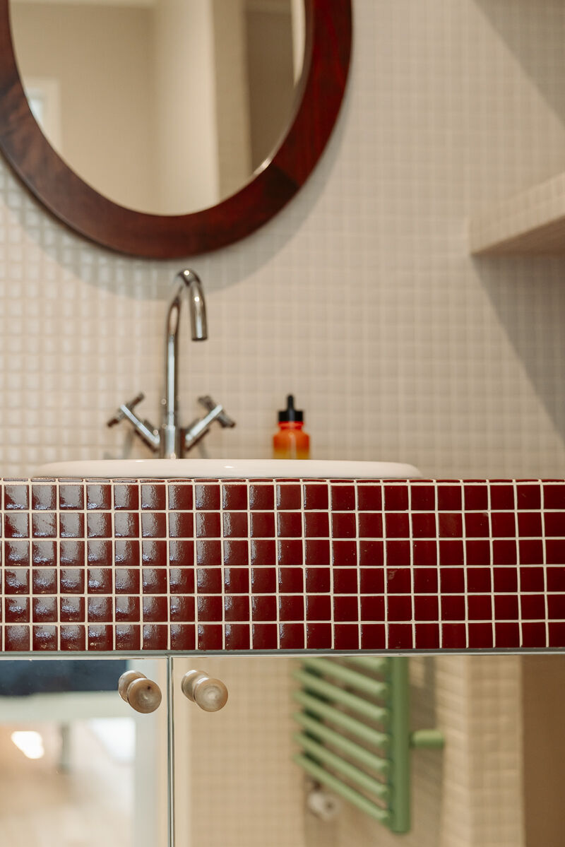 Hisbalit Mosaic in the Bathroom