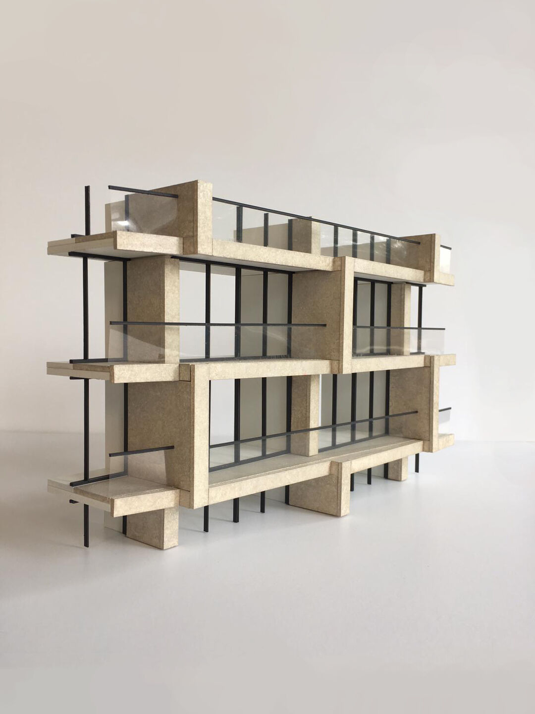 Physical model of the facade design
