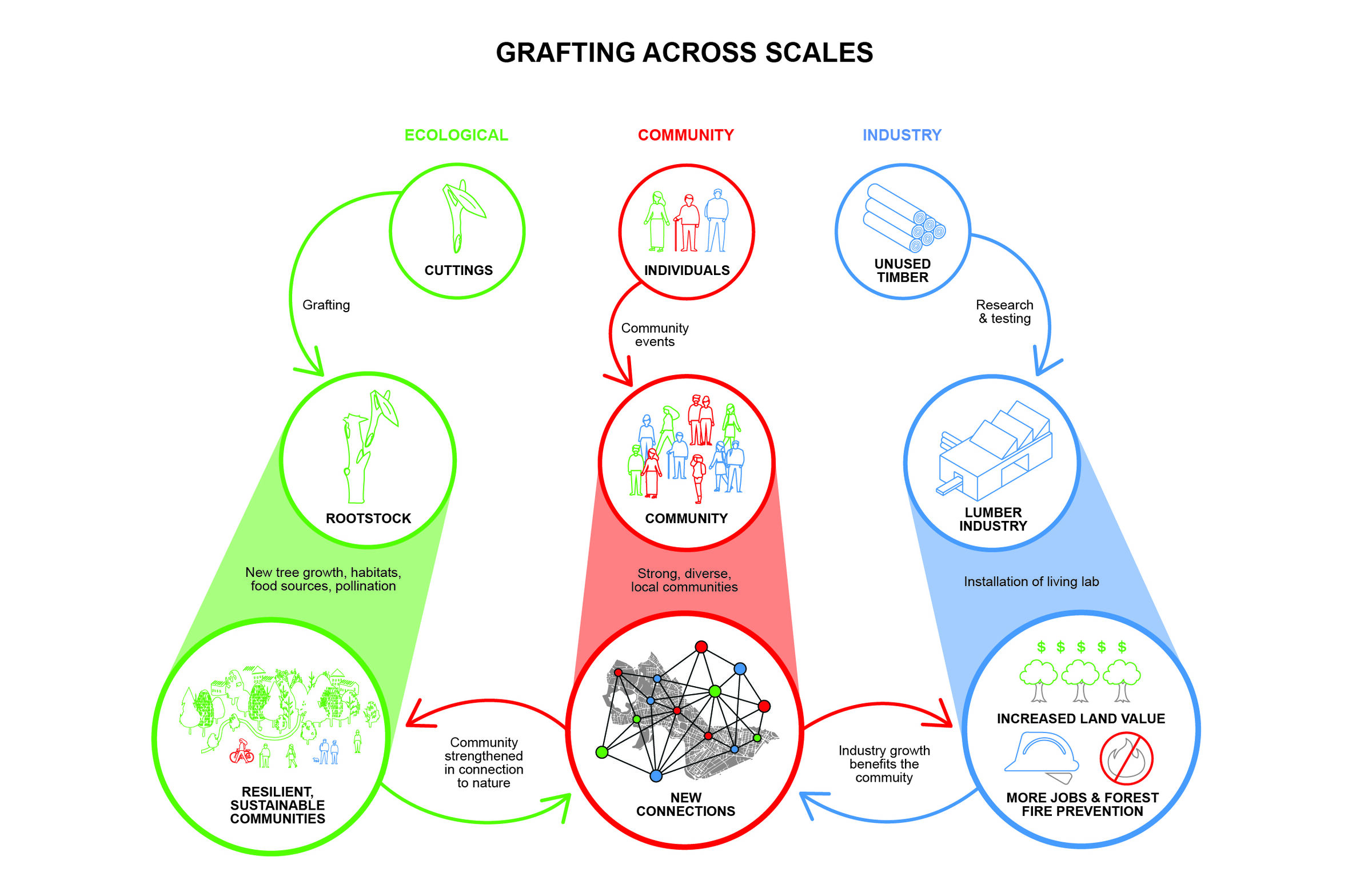 Community Grafting Project impact diagram