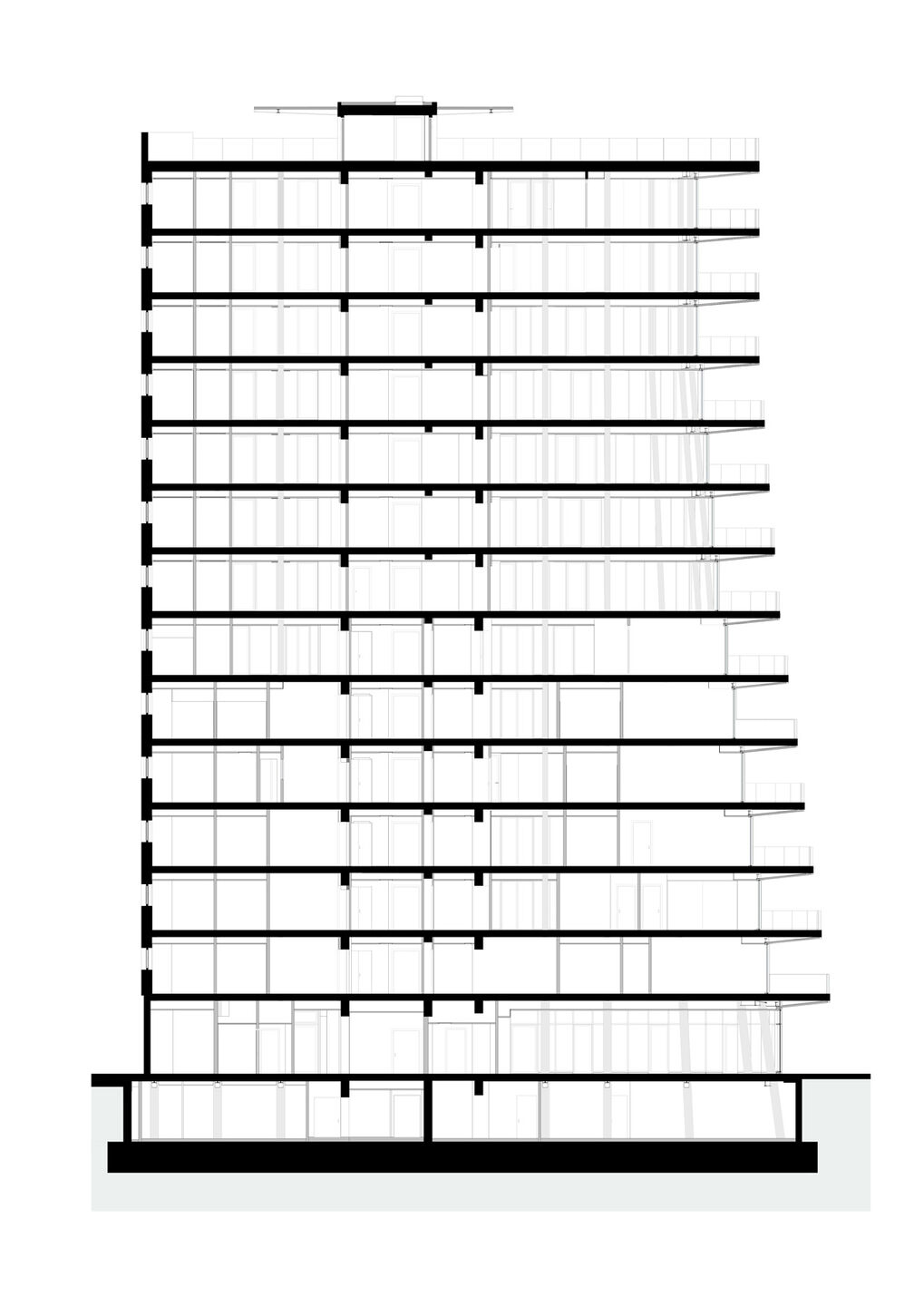 North Tower - Project Section
