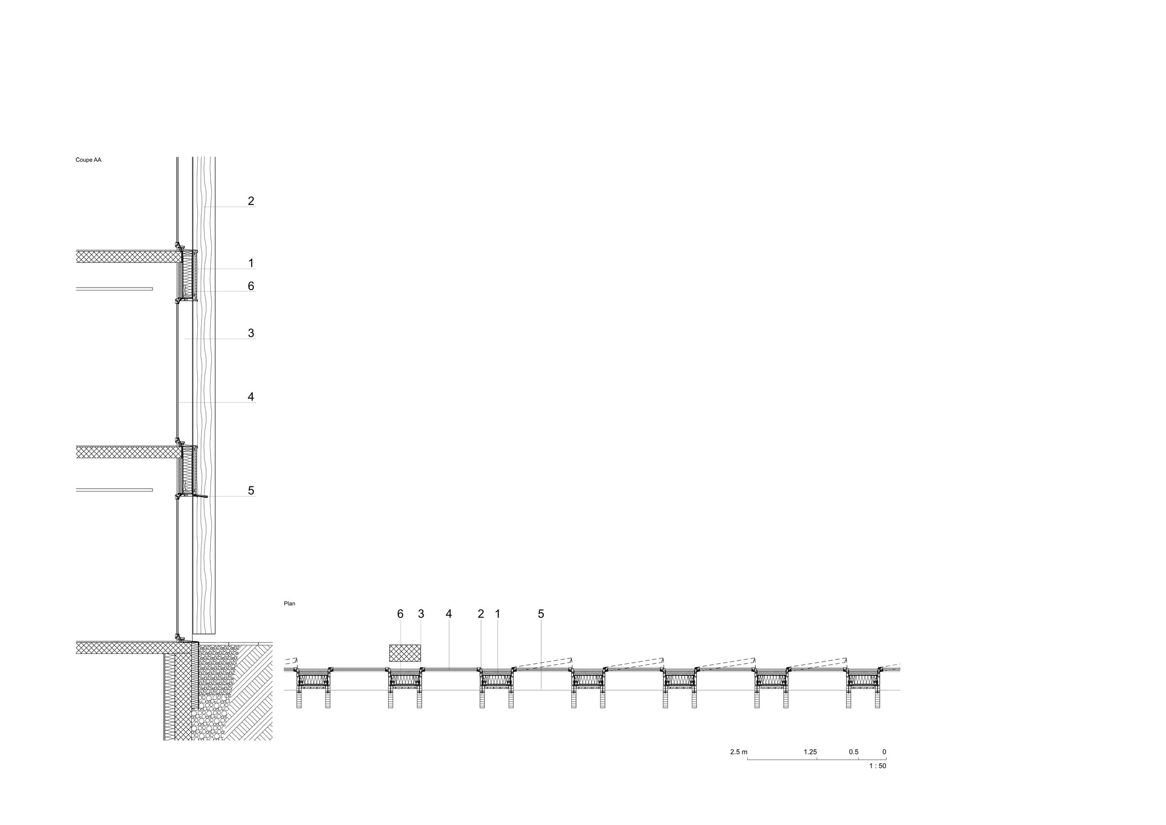 IXCAMPUS - La Grande Orangerie - detail facade