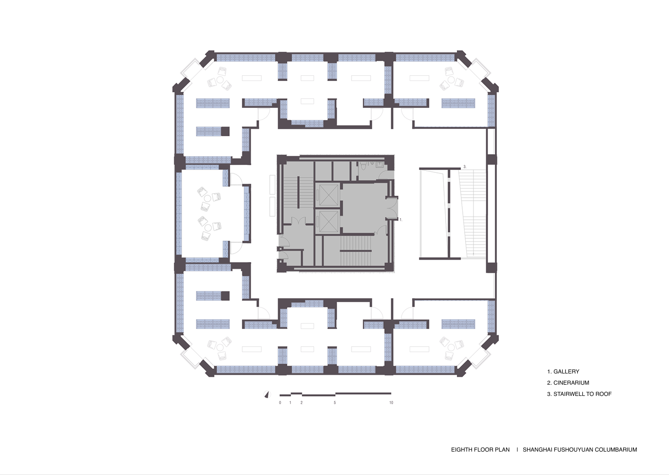 EIGHTH FLOOR PLAN
