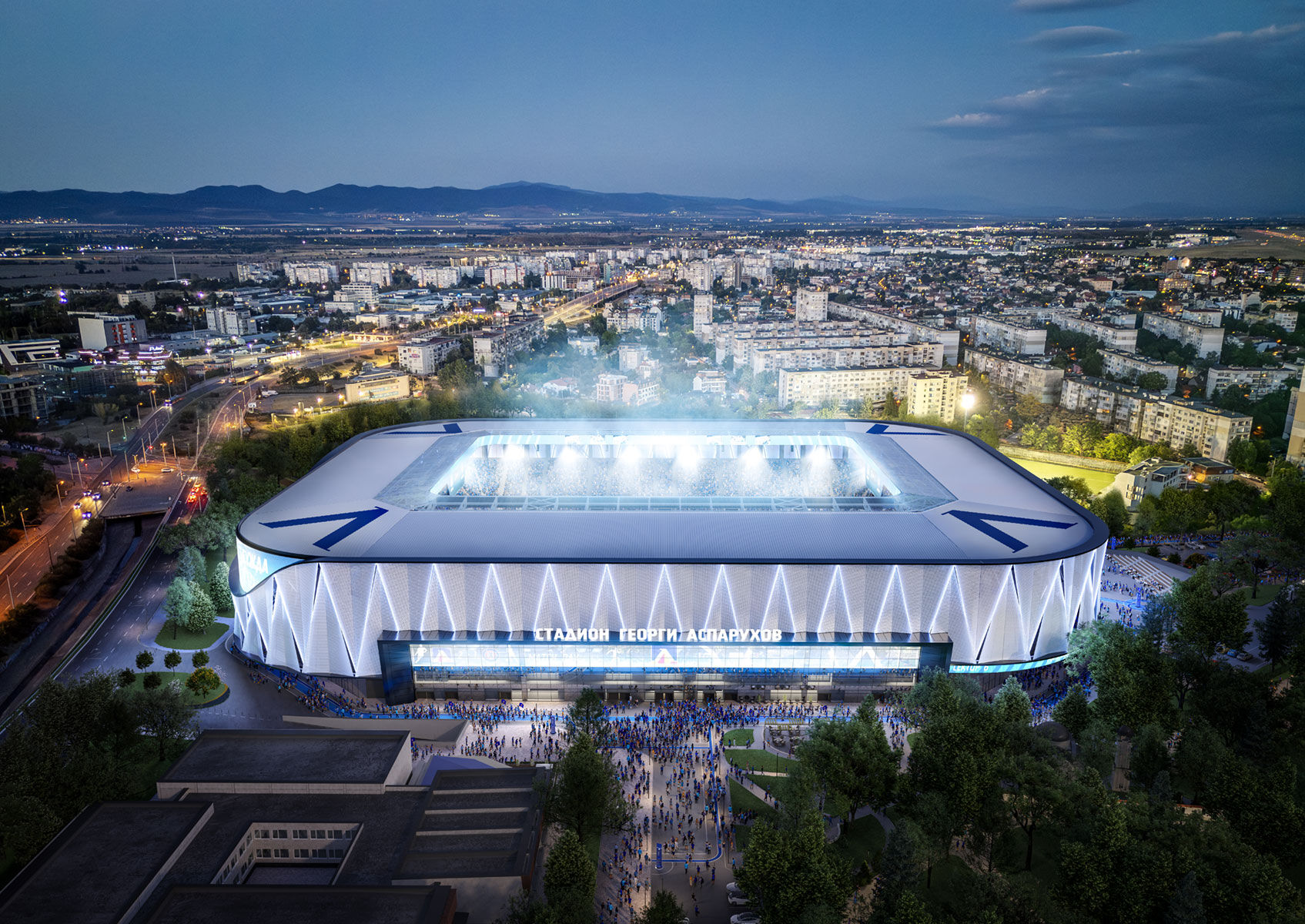 New Georgi Asparuhov Stadium for PFC Levski Sofia