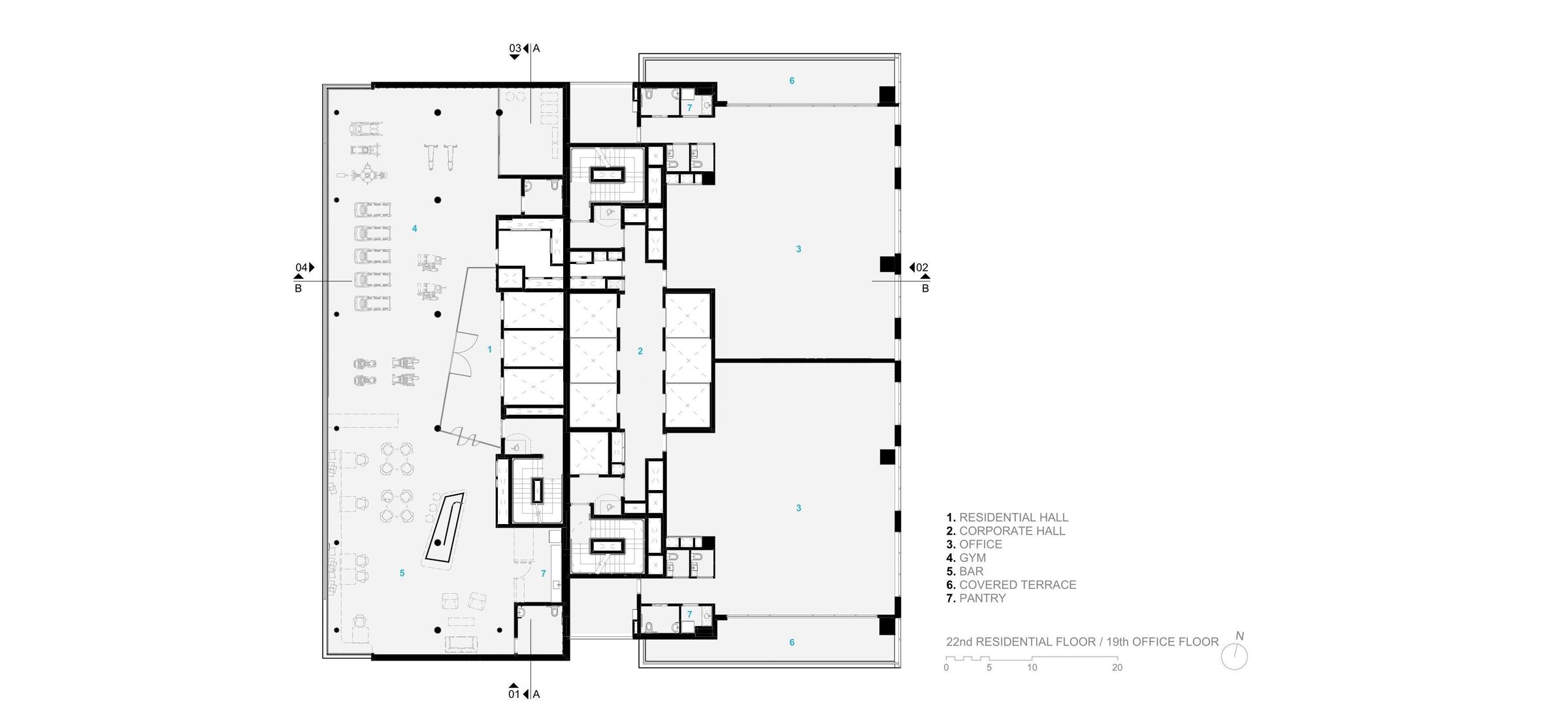 22º Residential Floor