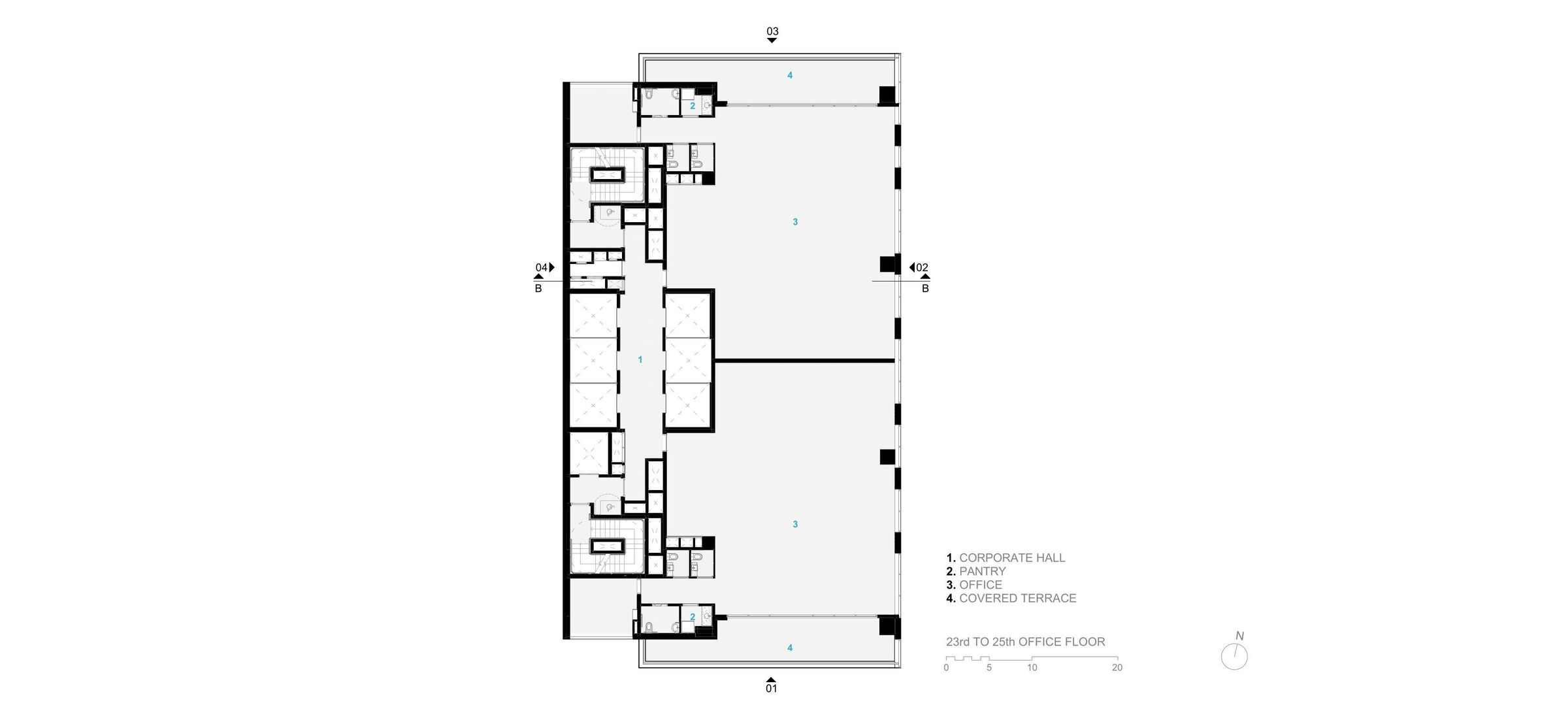 23º to 25º Floor Office