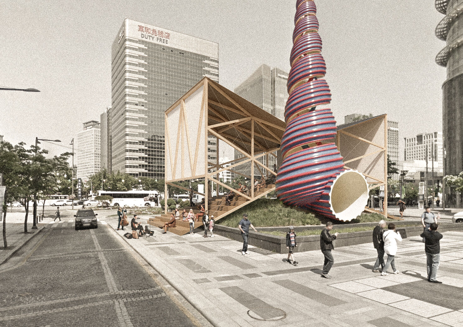 A space for people to share together while respecting different opinions and alternatives.