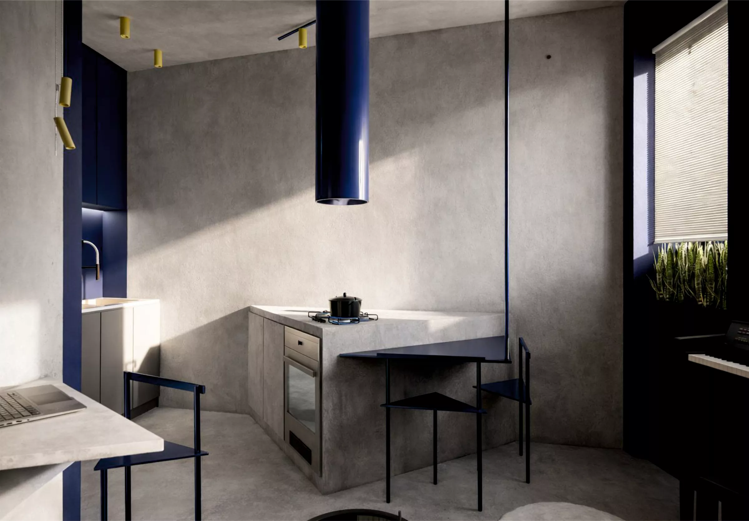 Open Kitchen & Dining Space