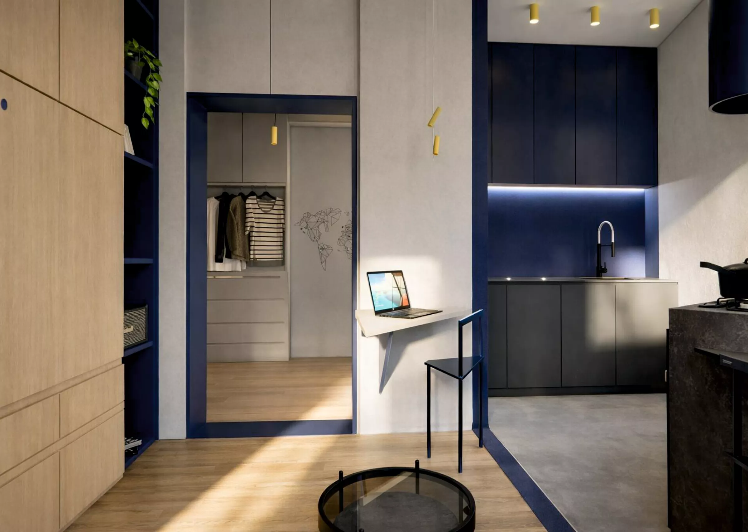 Living–Kitchen Threshold