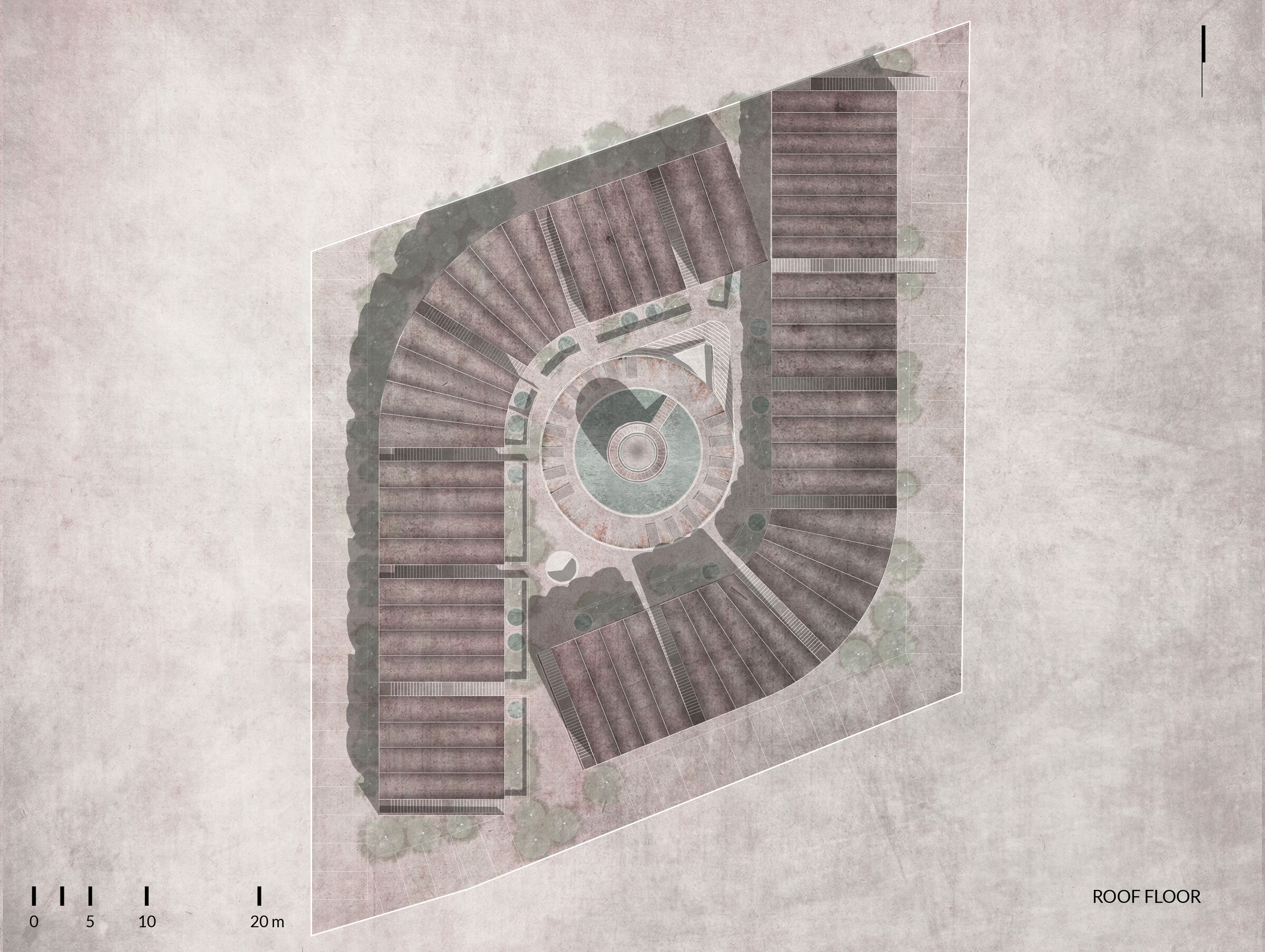 Illustrated Roof Floor