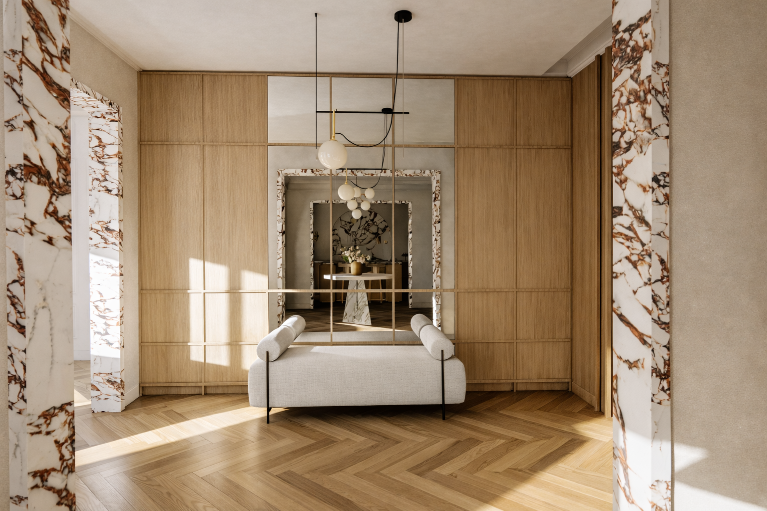 Concealed Spatial Transition