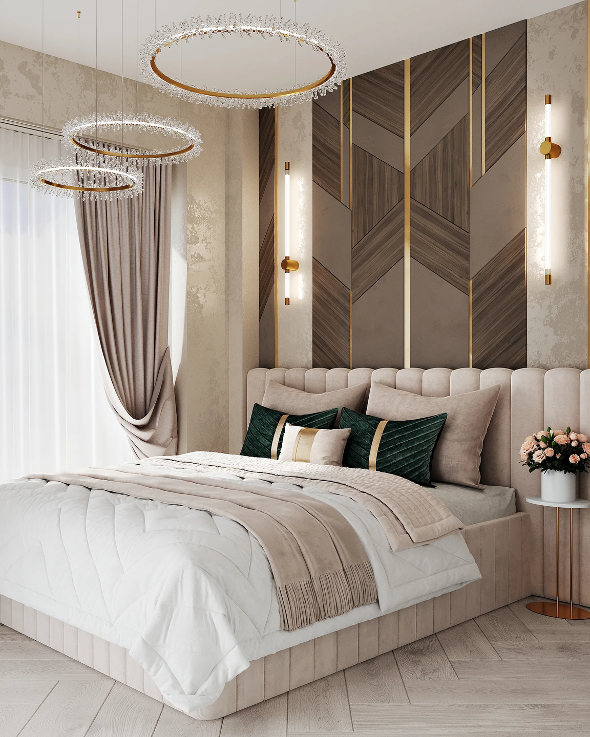 Bedroom — 3D visualization by RemBrand, design concept, 2026.
