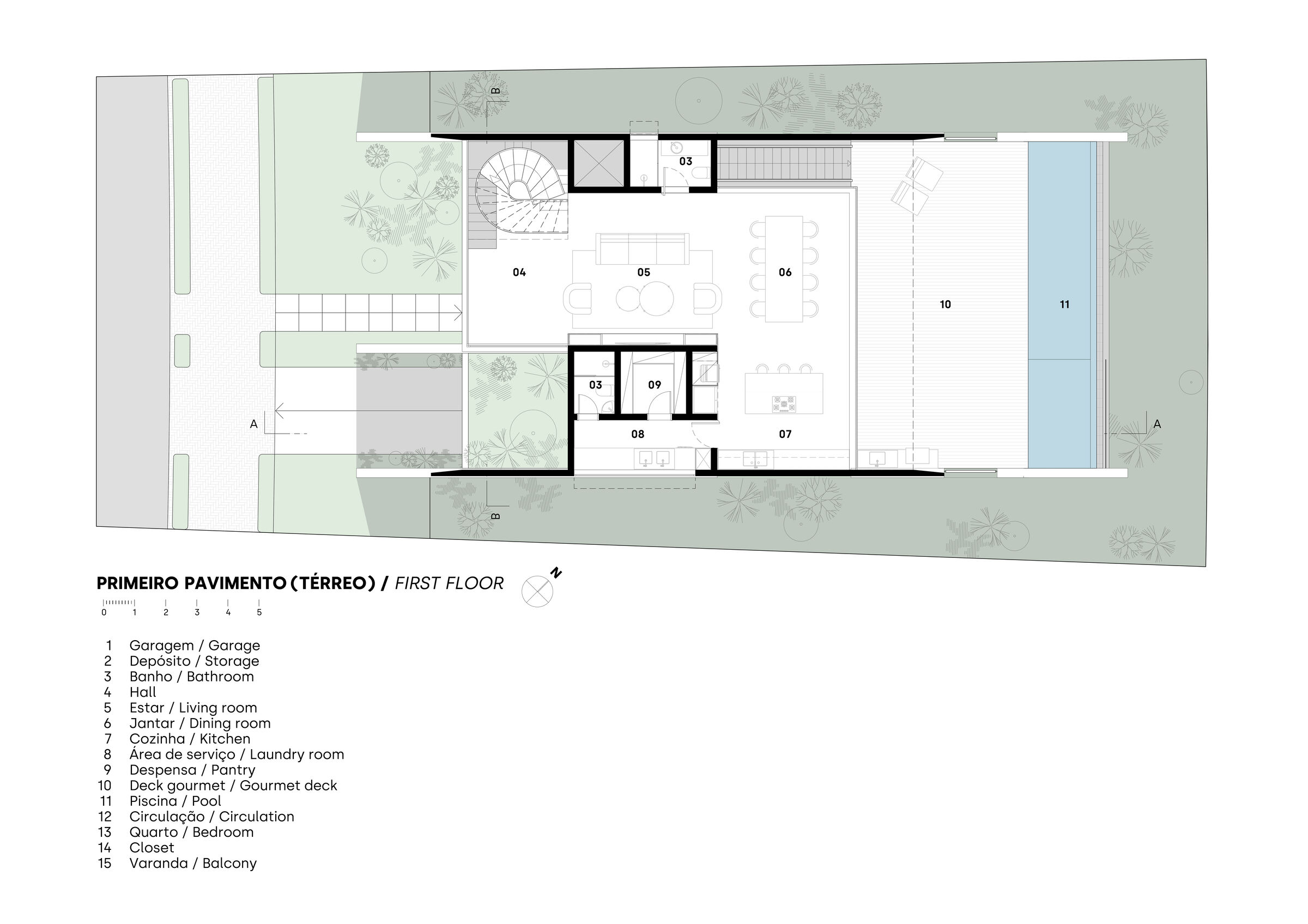 First floor plan
