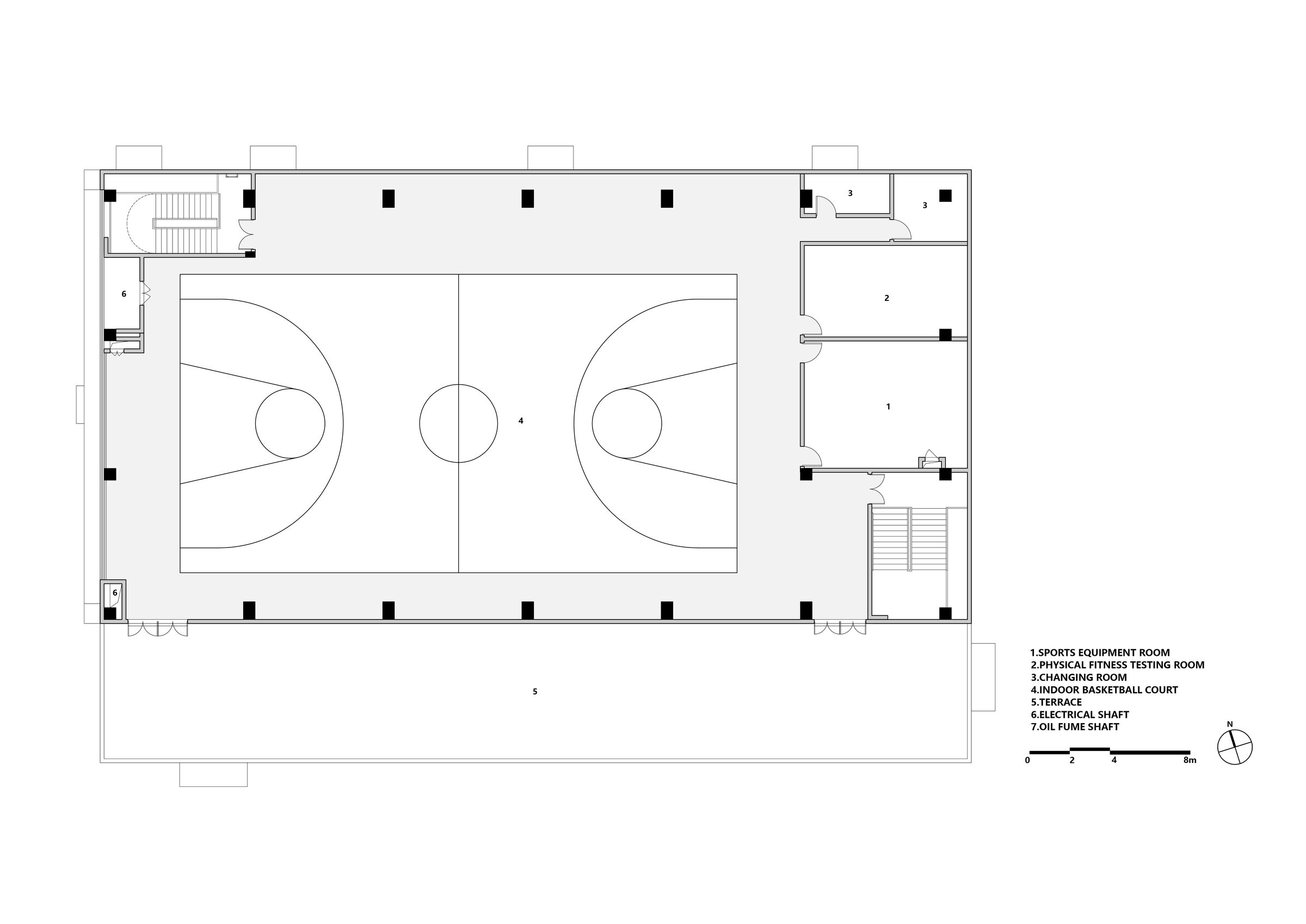 gym building level 2