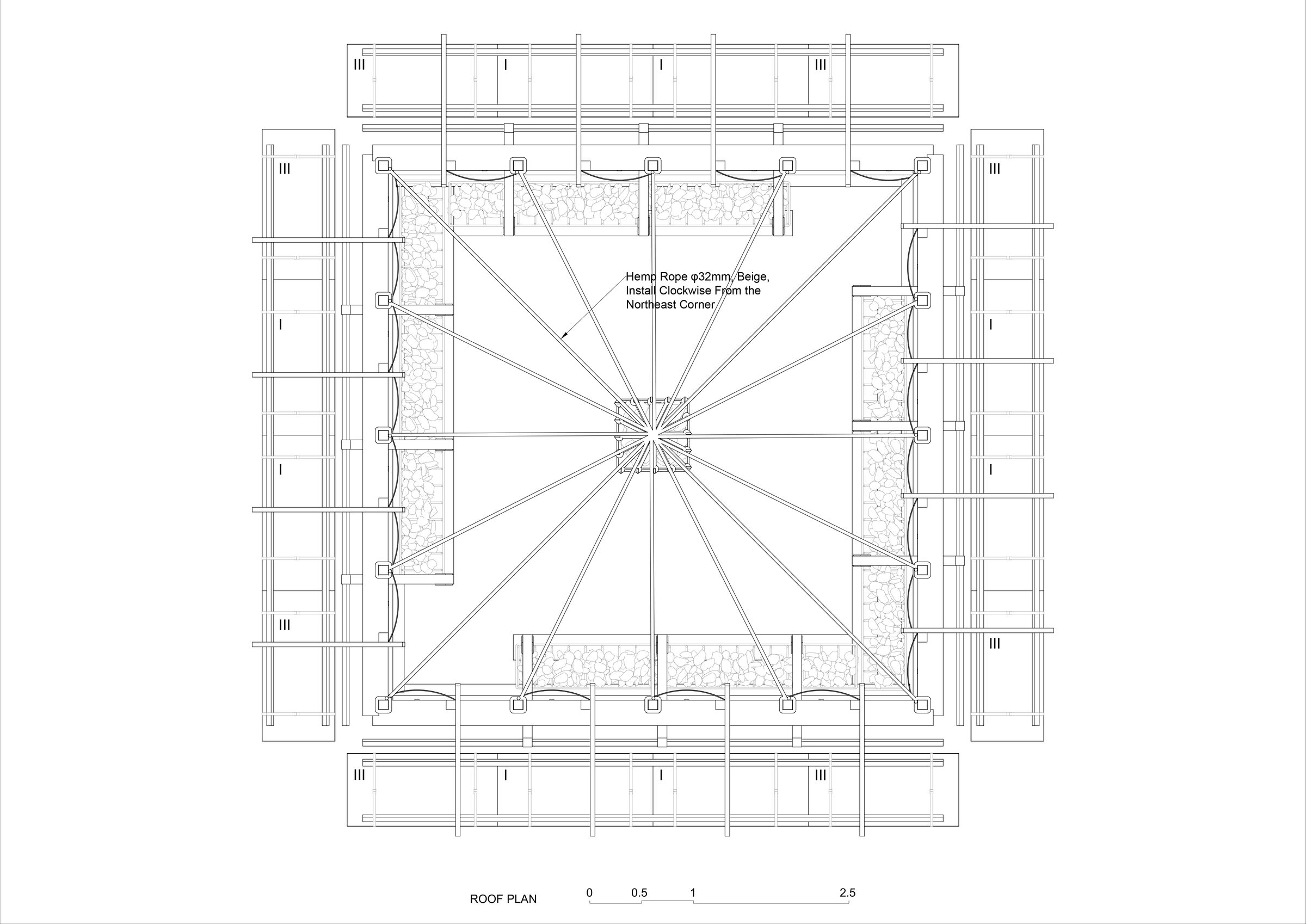 roof plan ( w. material info )