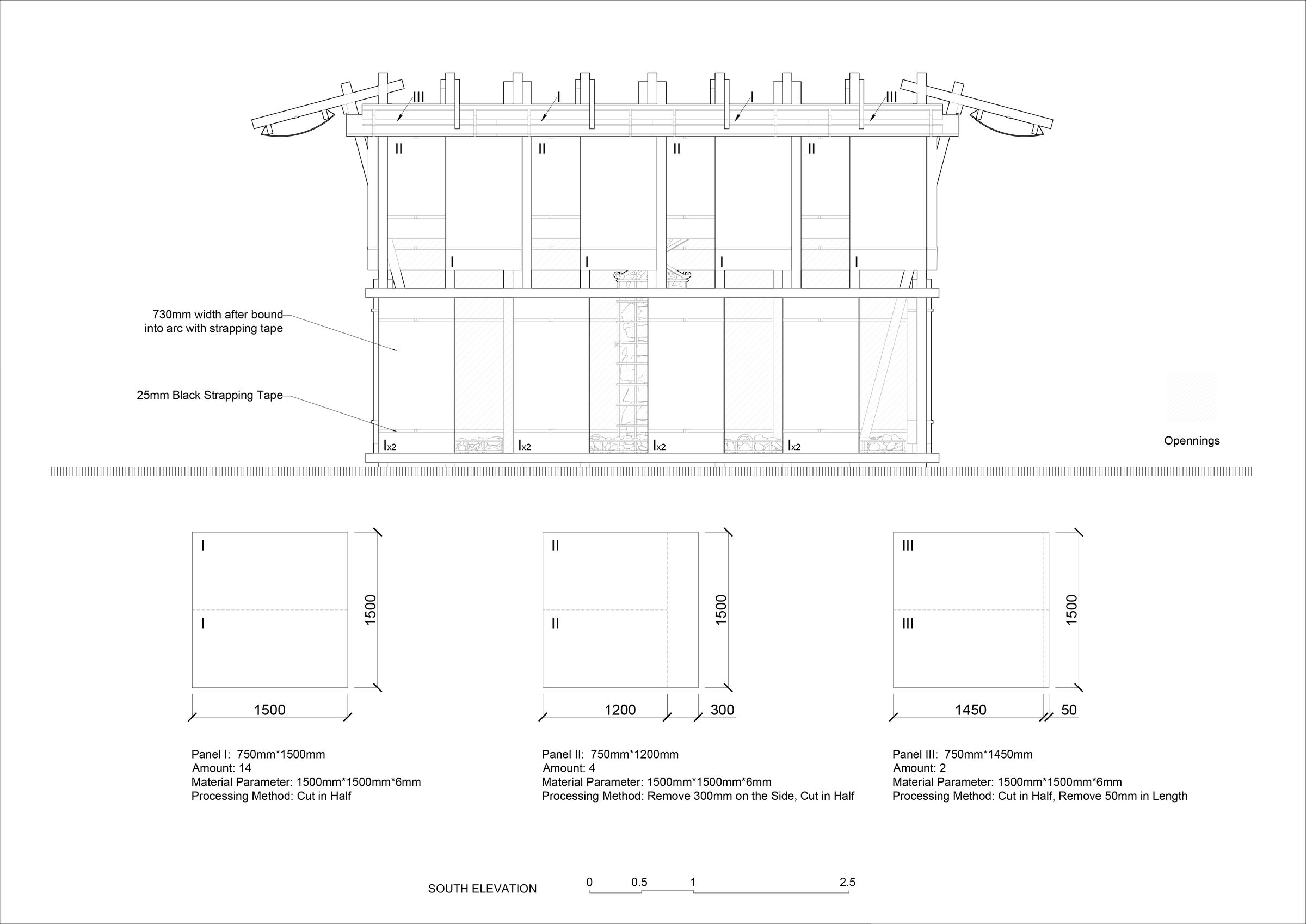south elevation